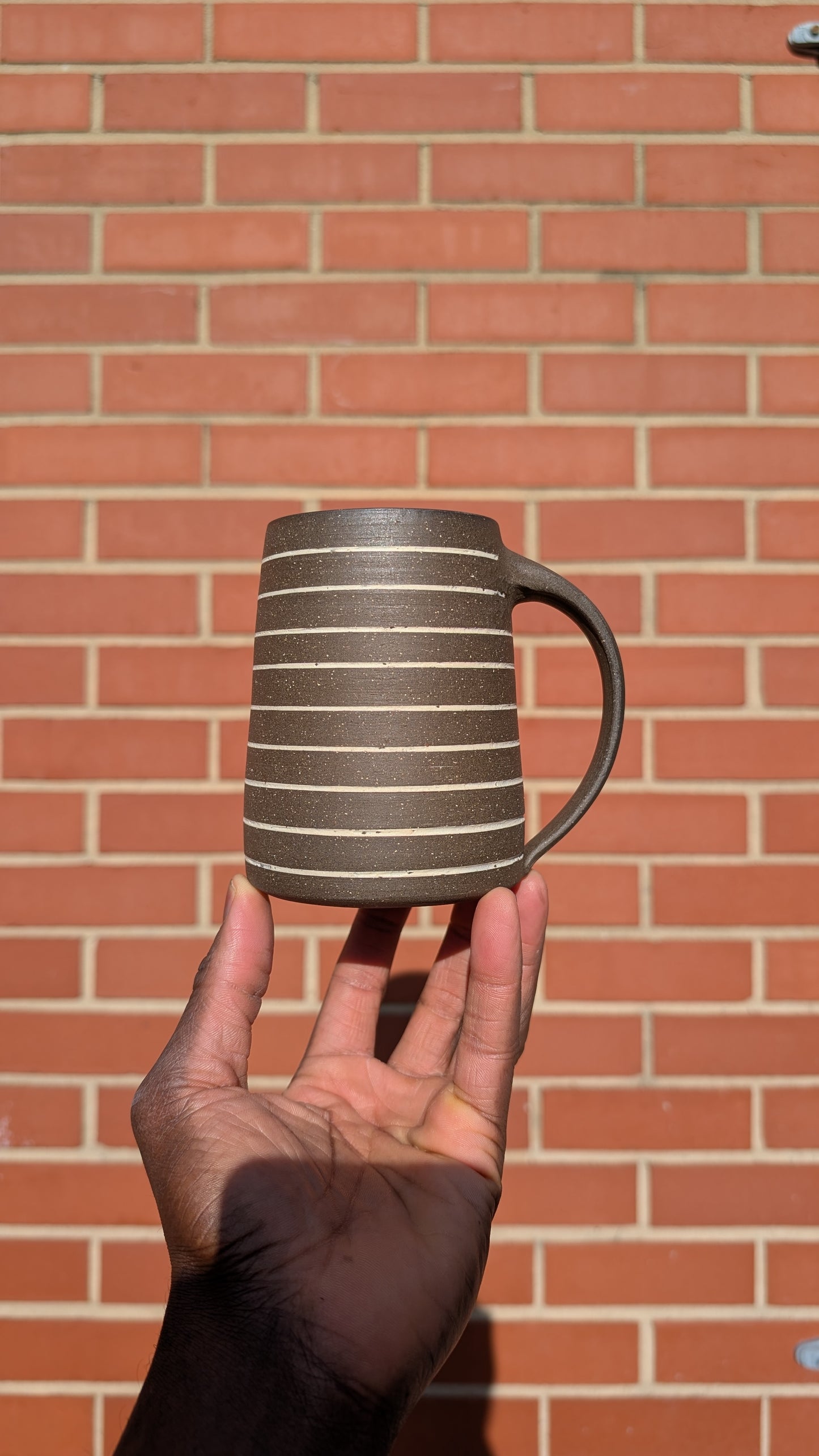 Large Inlay Mug - Thick Stripes
