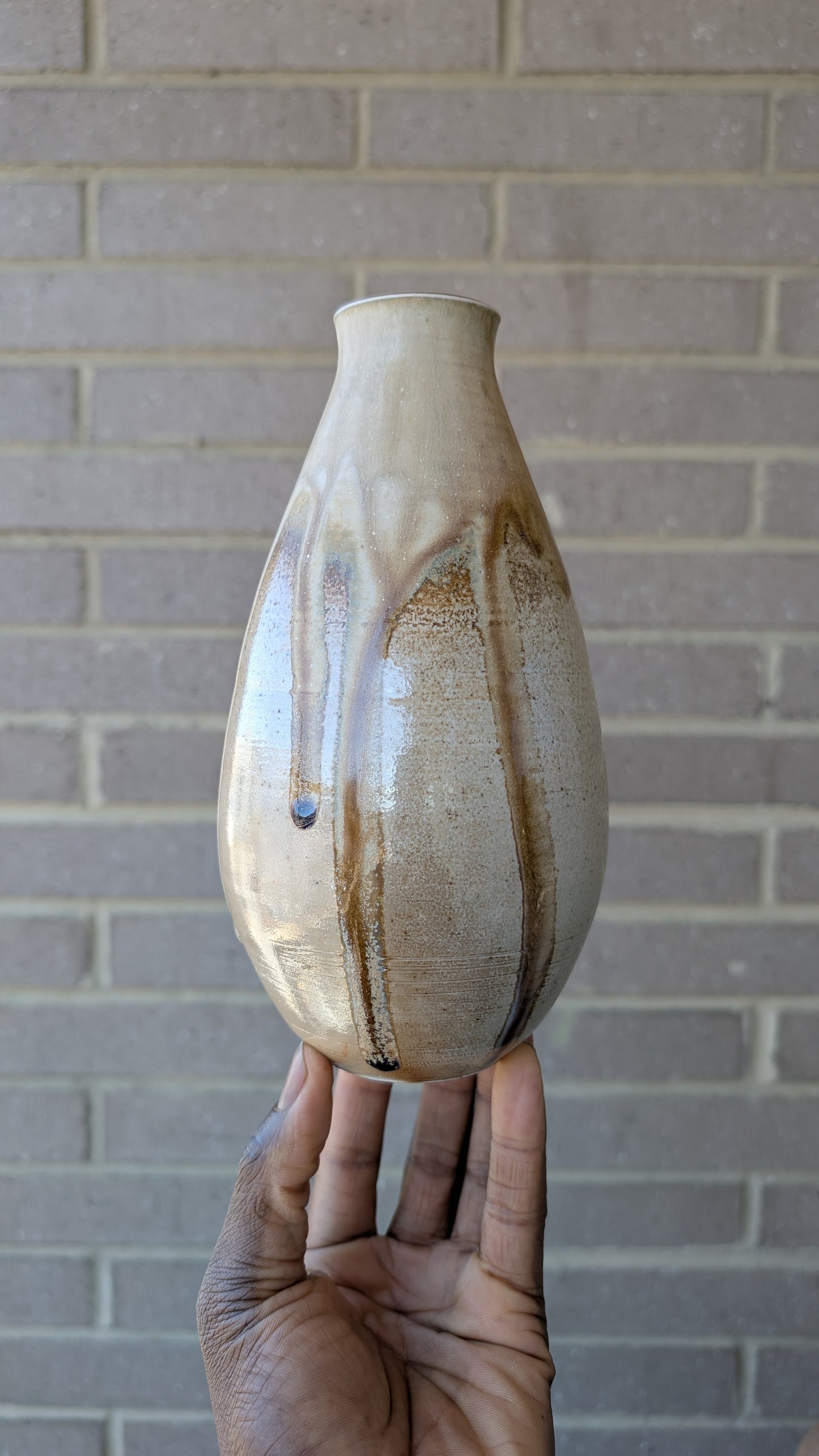 Wood Fired Bottle Vase
