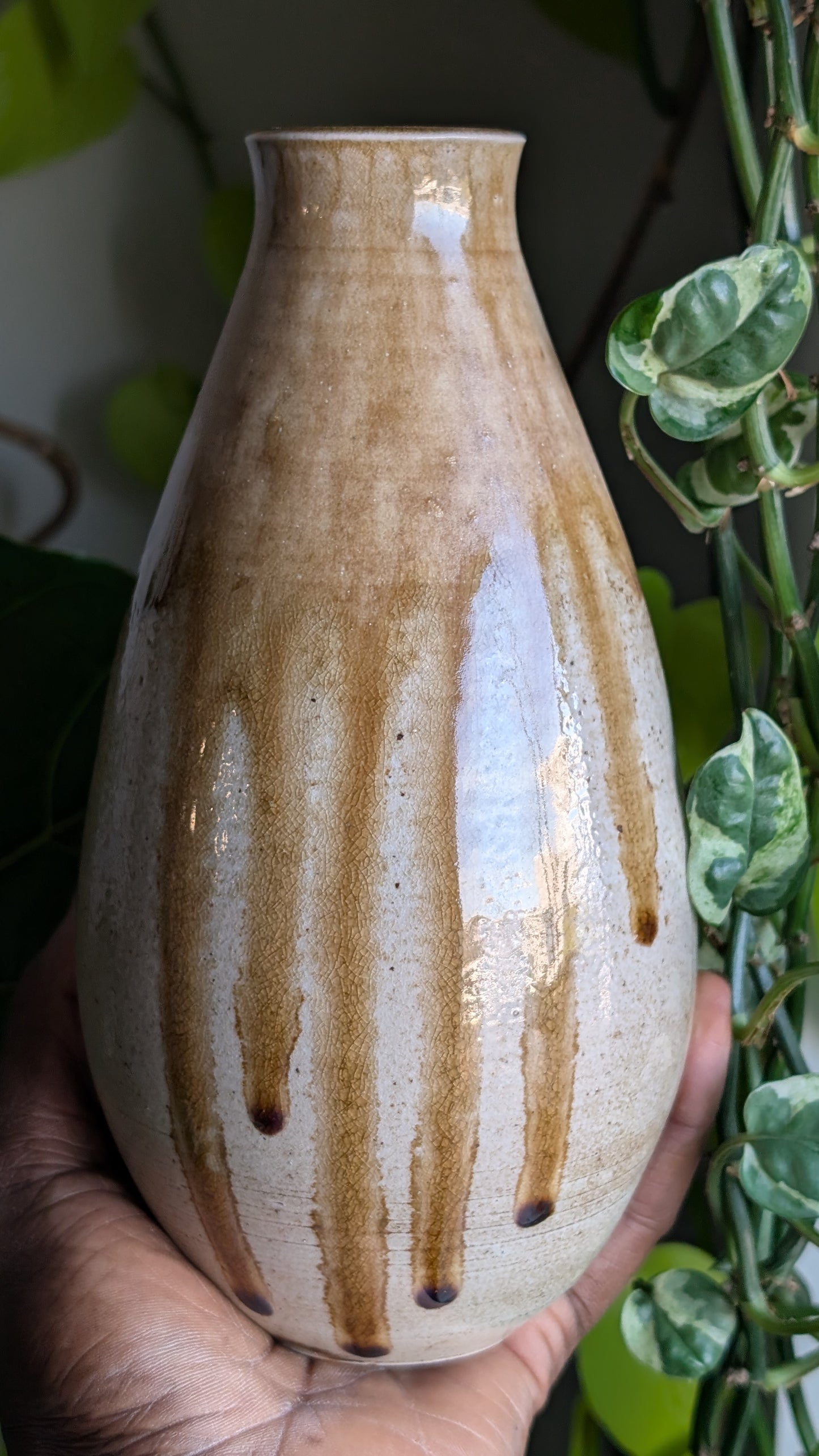Wood Fired Bottle Vase