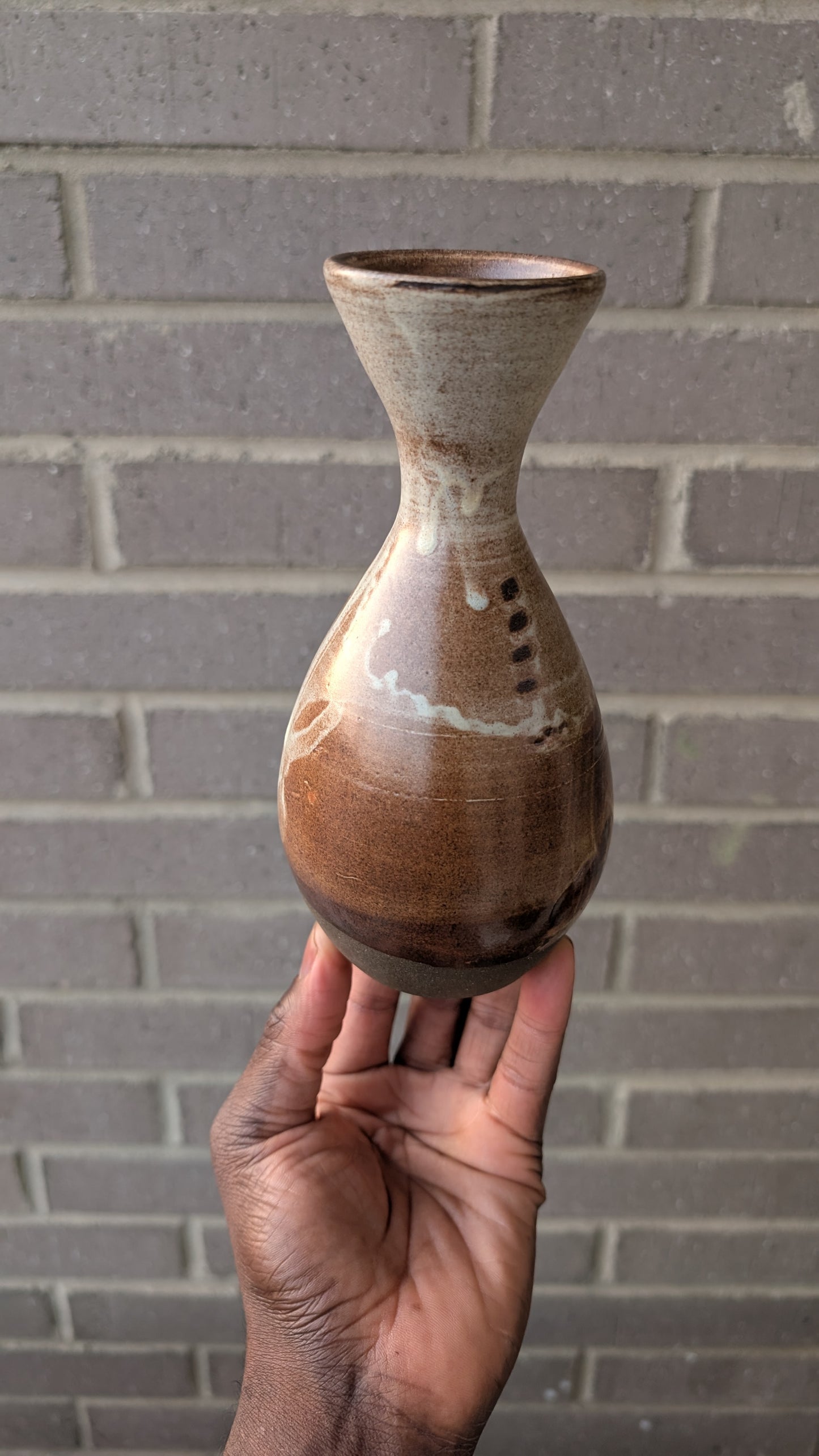 Shino Funnel Vase