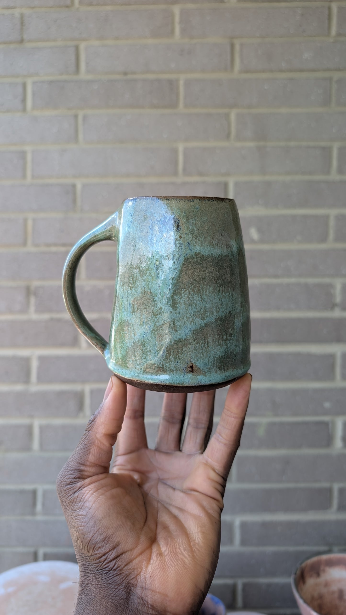 Large Avocado Handle Slash Mug
