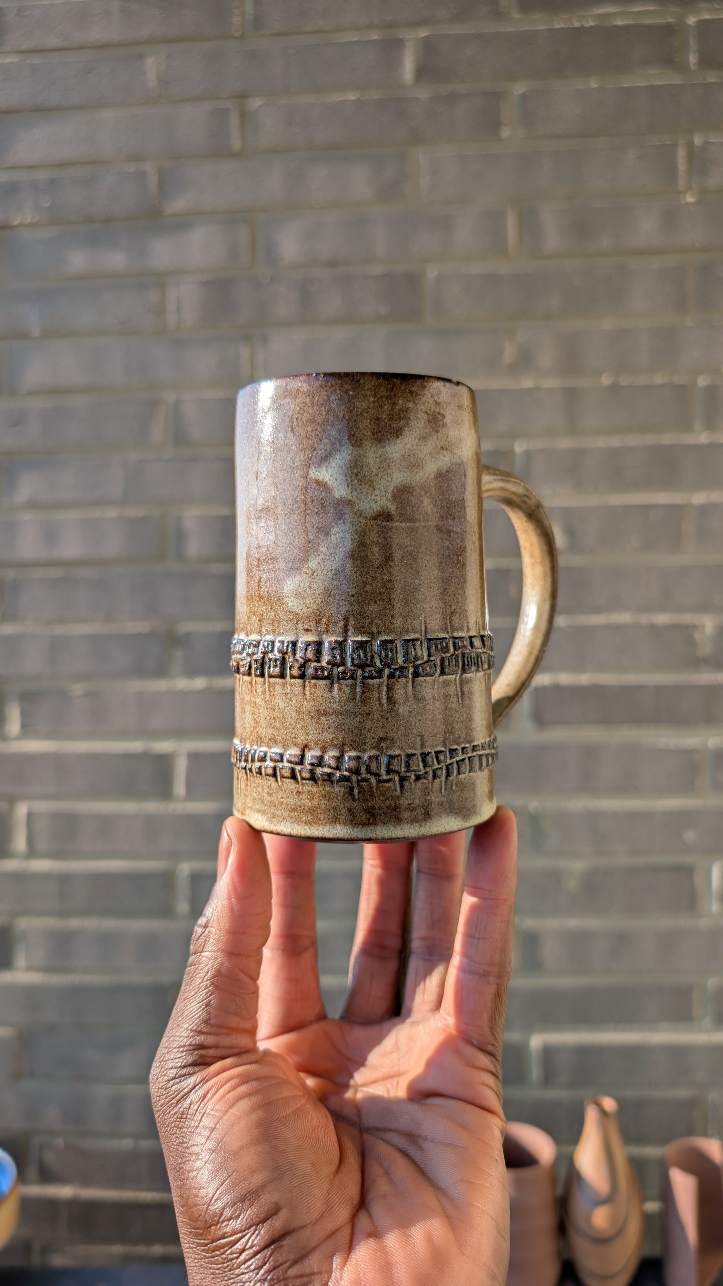 Large Parallel Path Mug
