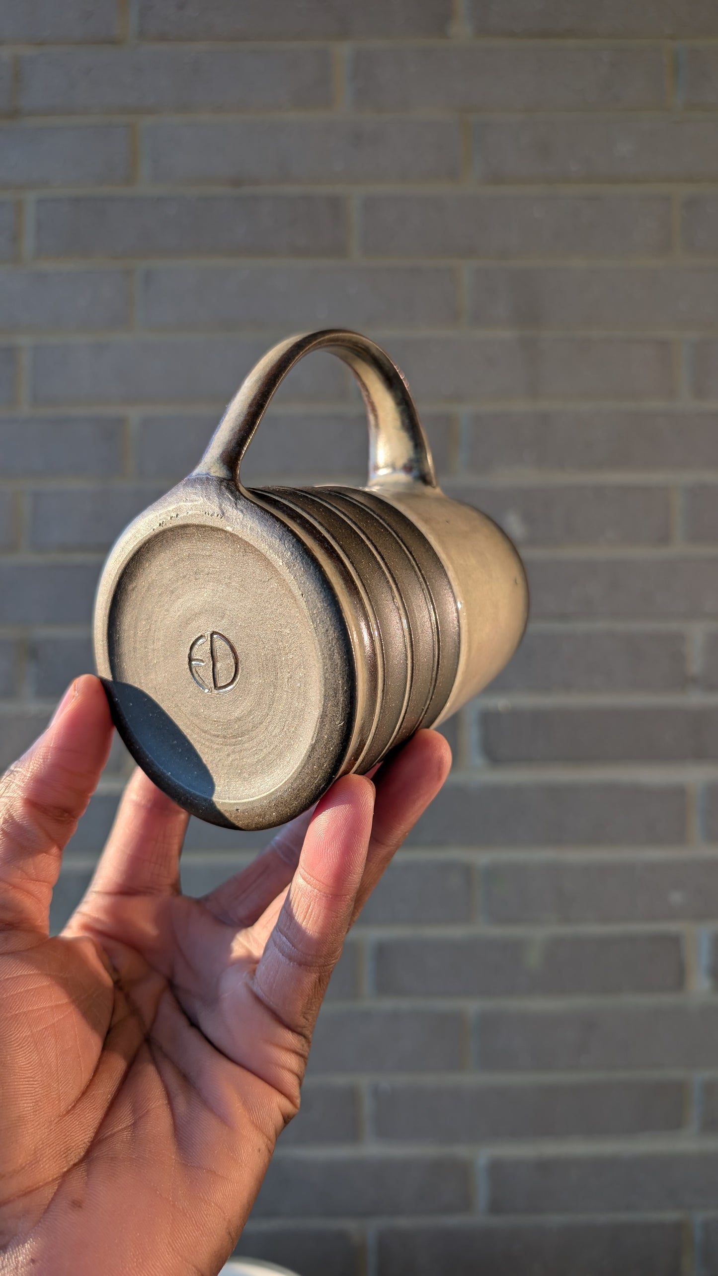 Small Grey Ridge Mug