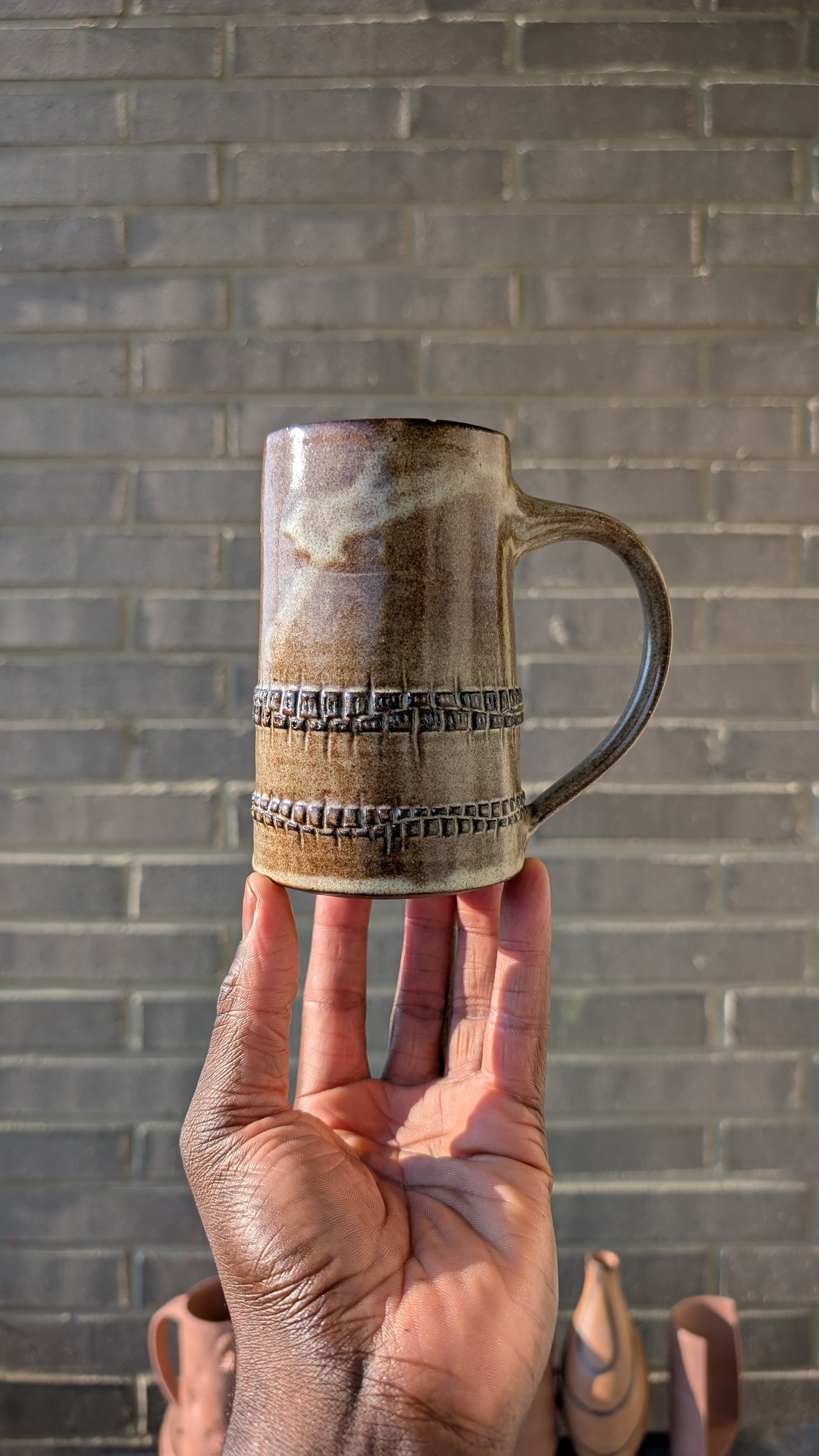 Large Parallel Path Mug