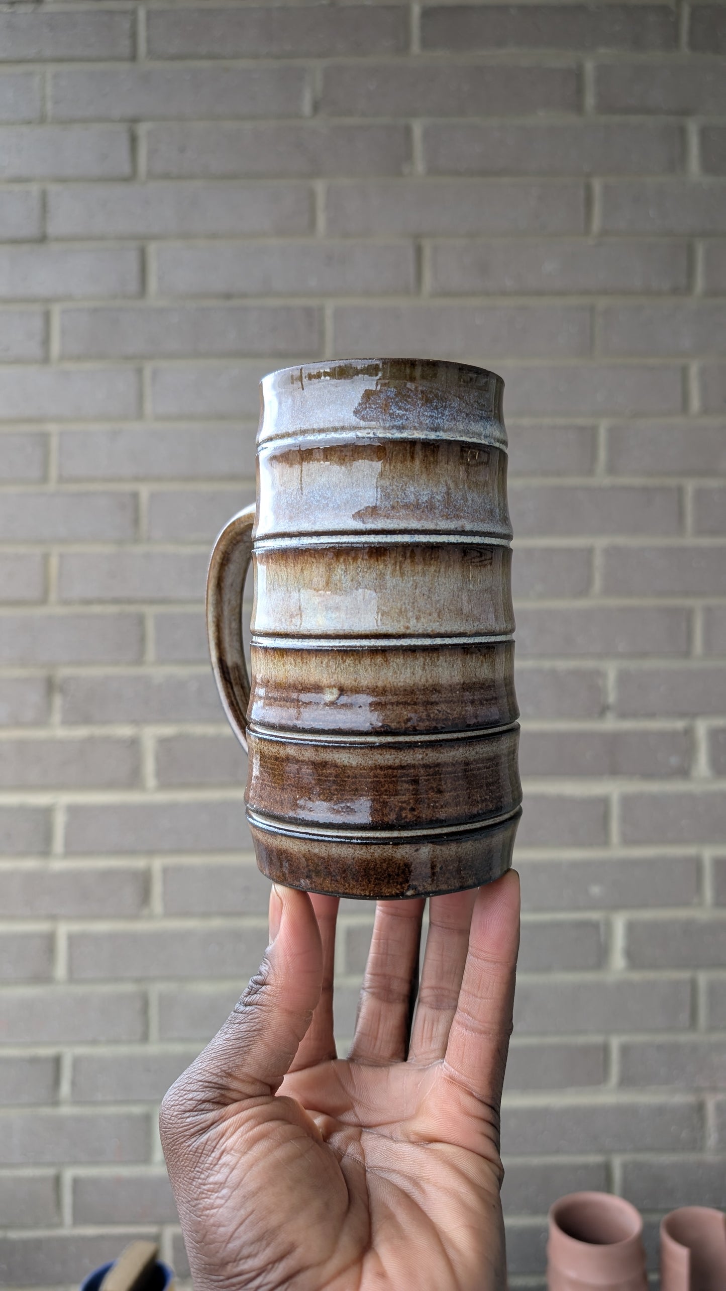 XL Bamboo Ridges Mug