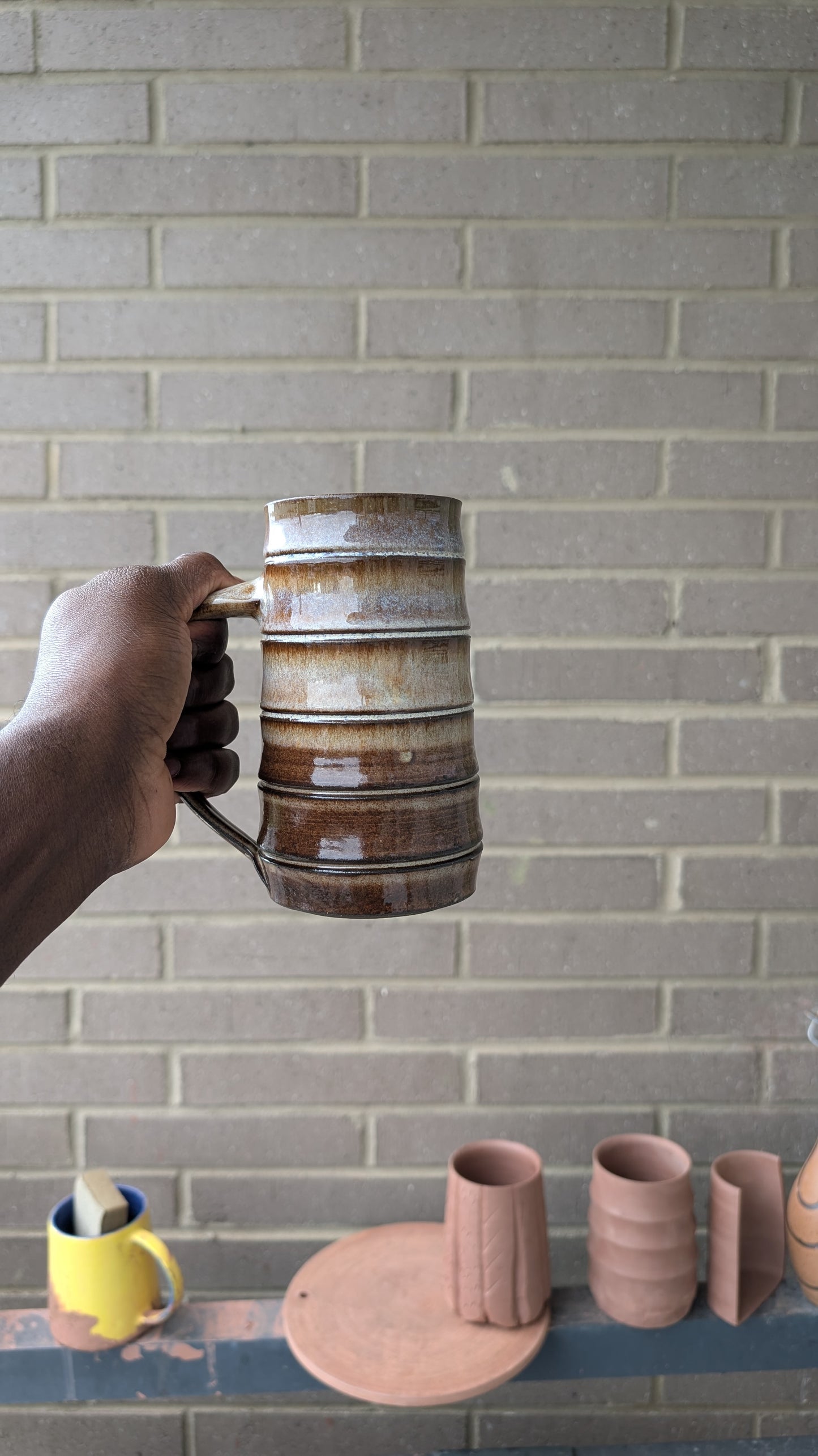 XL Bamboo Ridges Mug