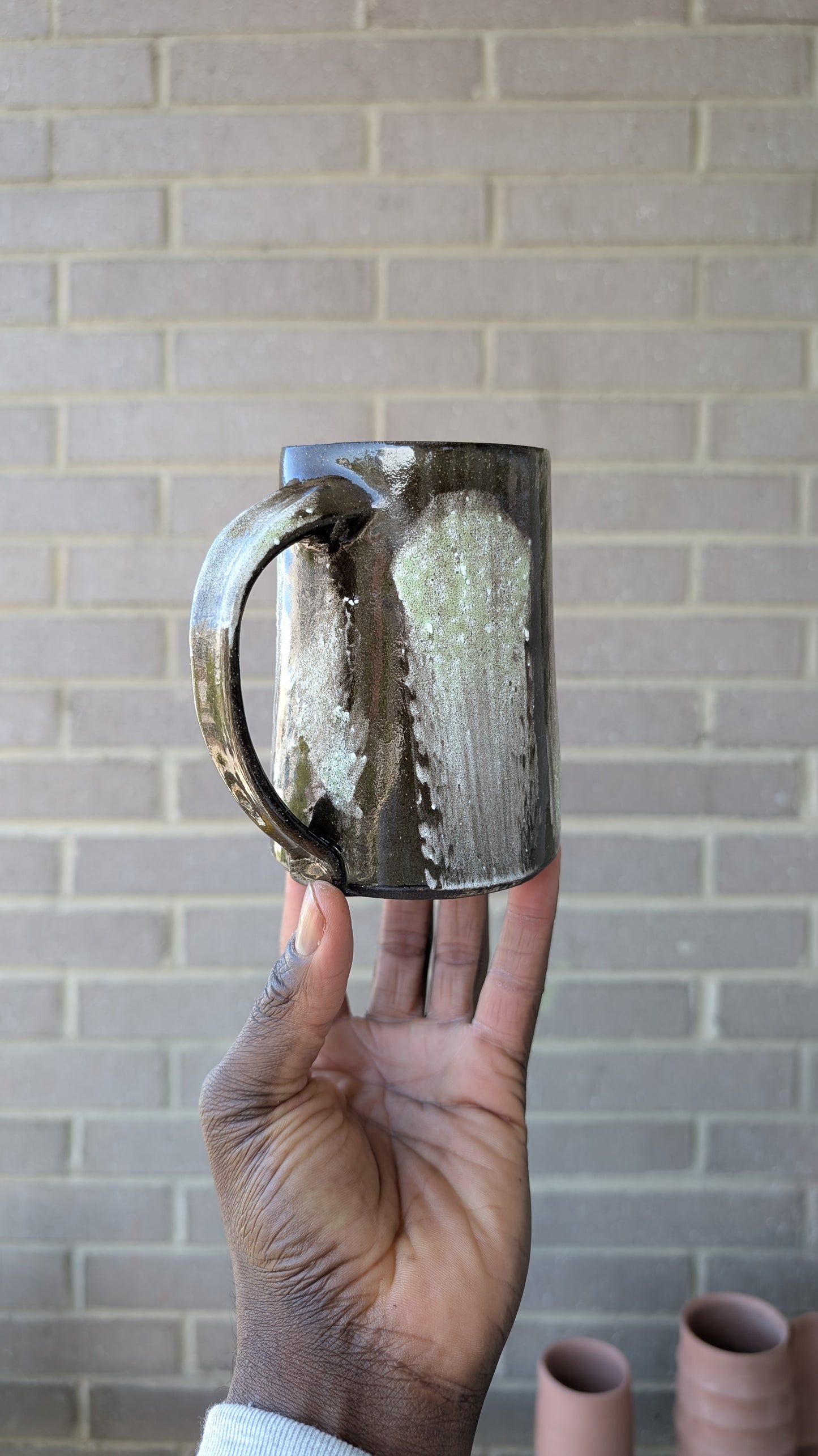 Large Emerald Streaks Mug