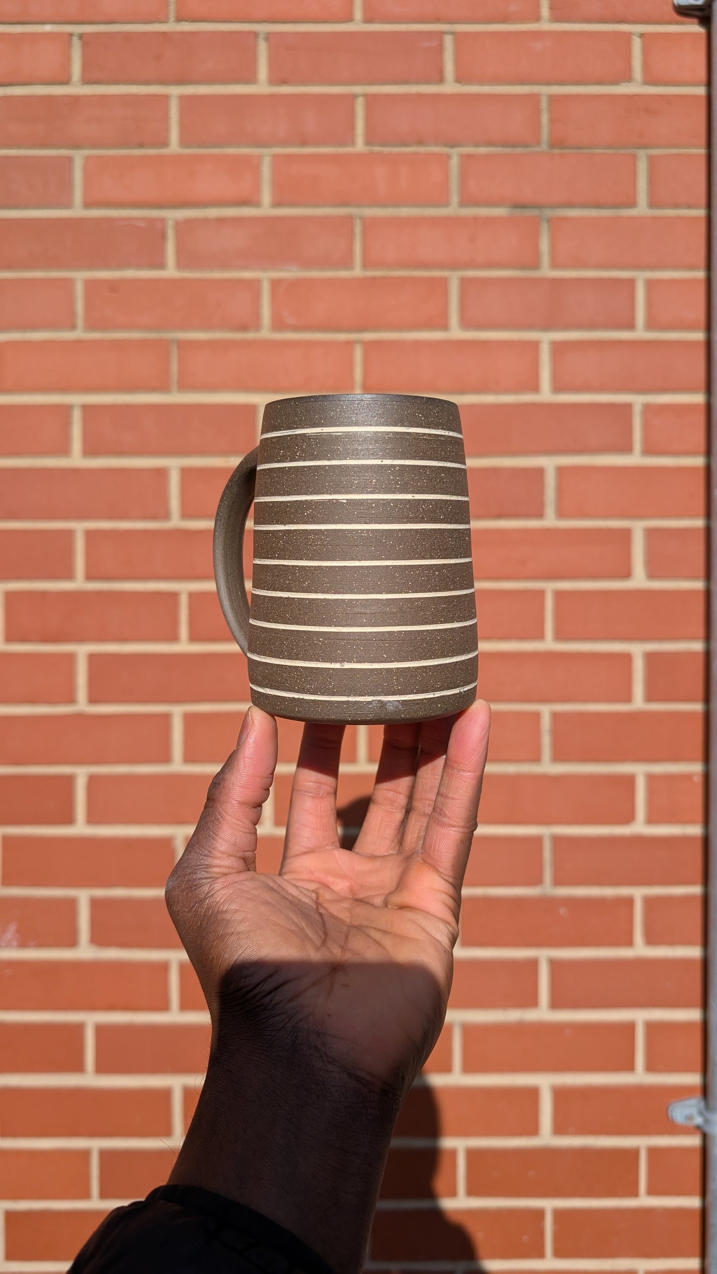 Large Inlay Mug - Thick Stripes