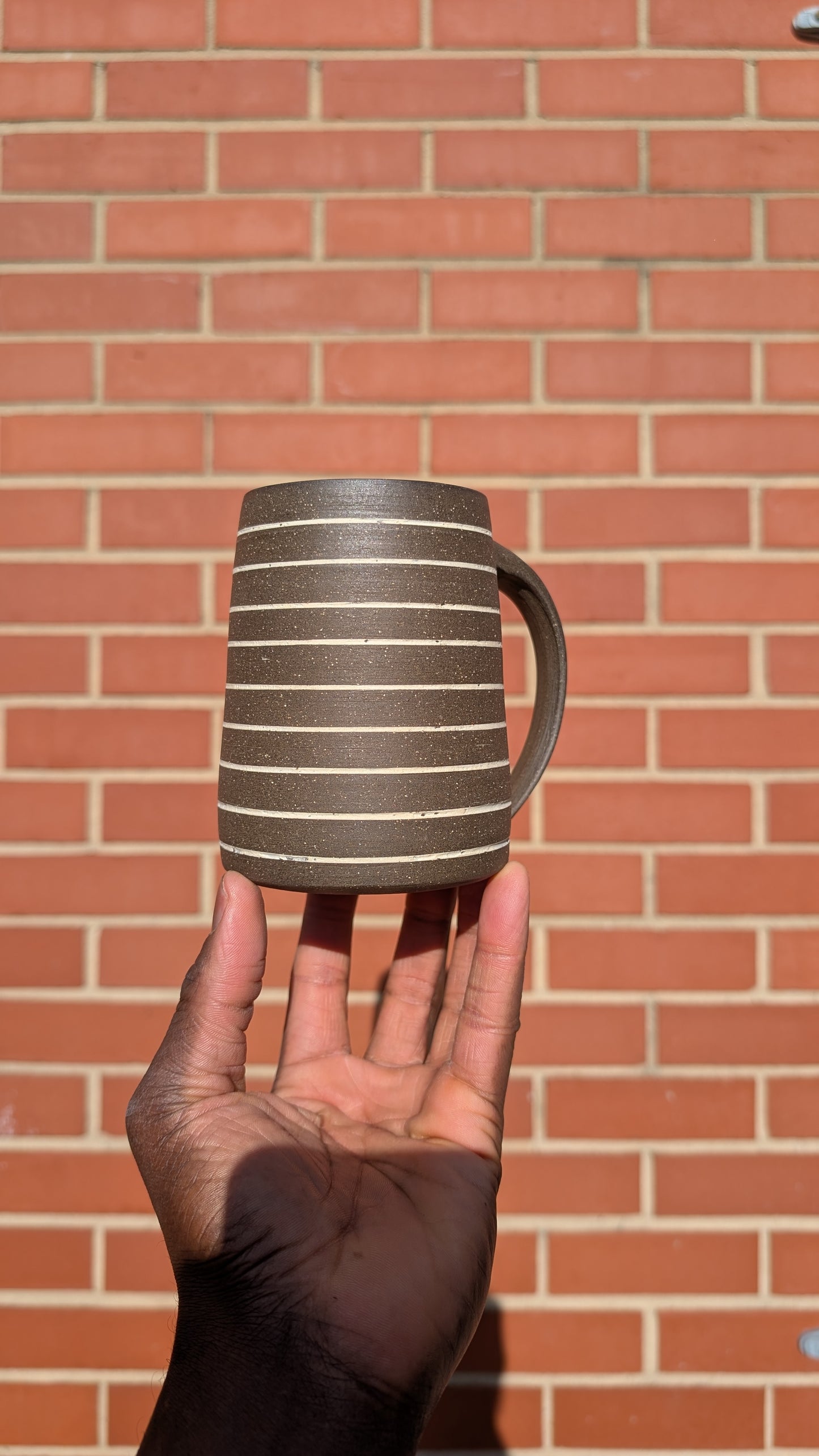 Large Inlay Mug - Thick Stripes