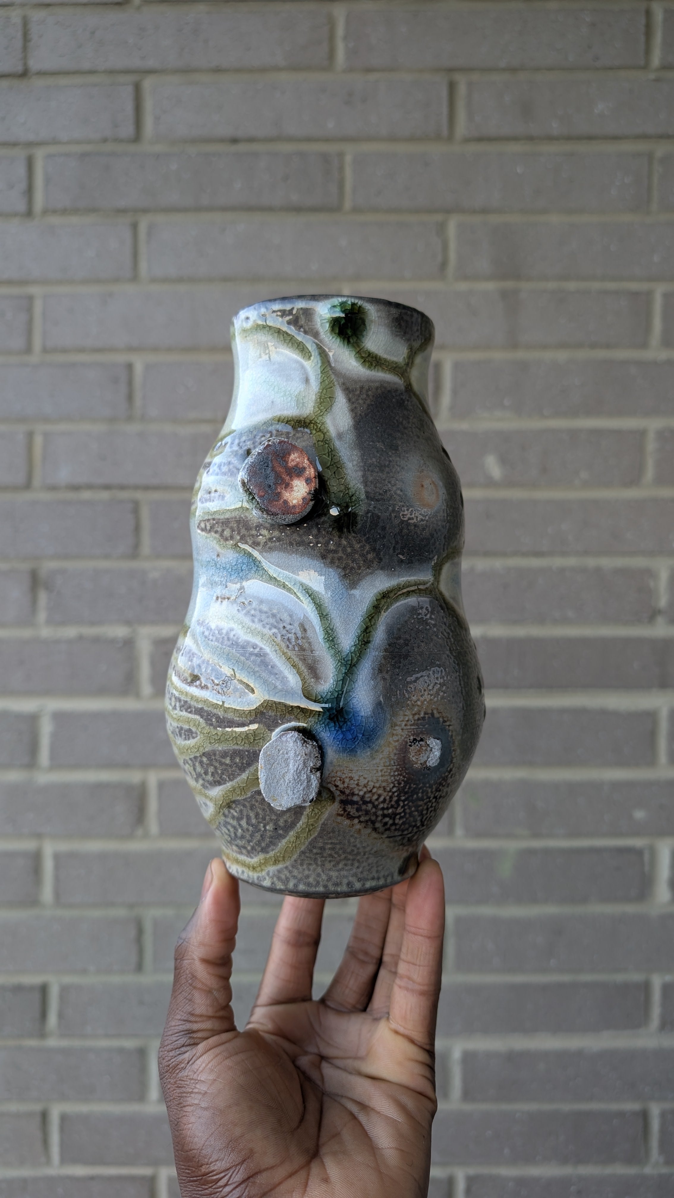 Wood Fired Tall Vase – Eric Debrah Pottery