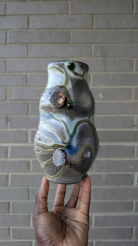 Wood Fired Tall Vase