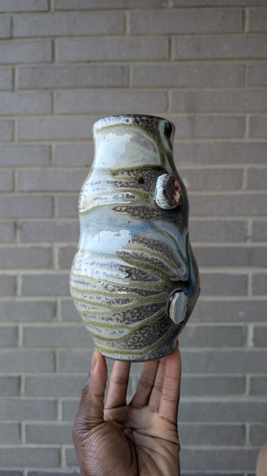 Wood Fired Tall Vase