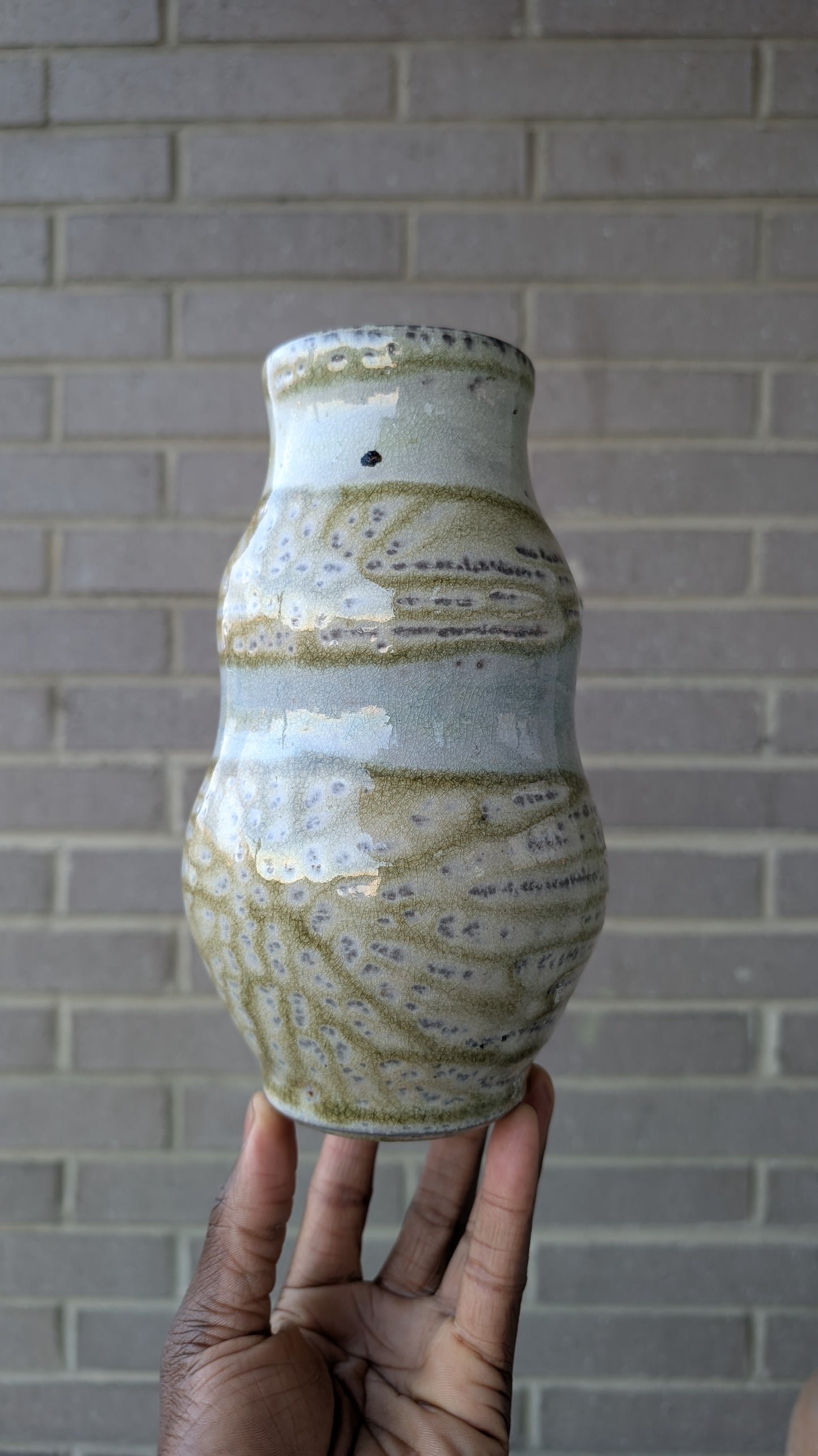 Wood Fired Tall Vase