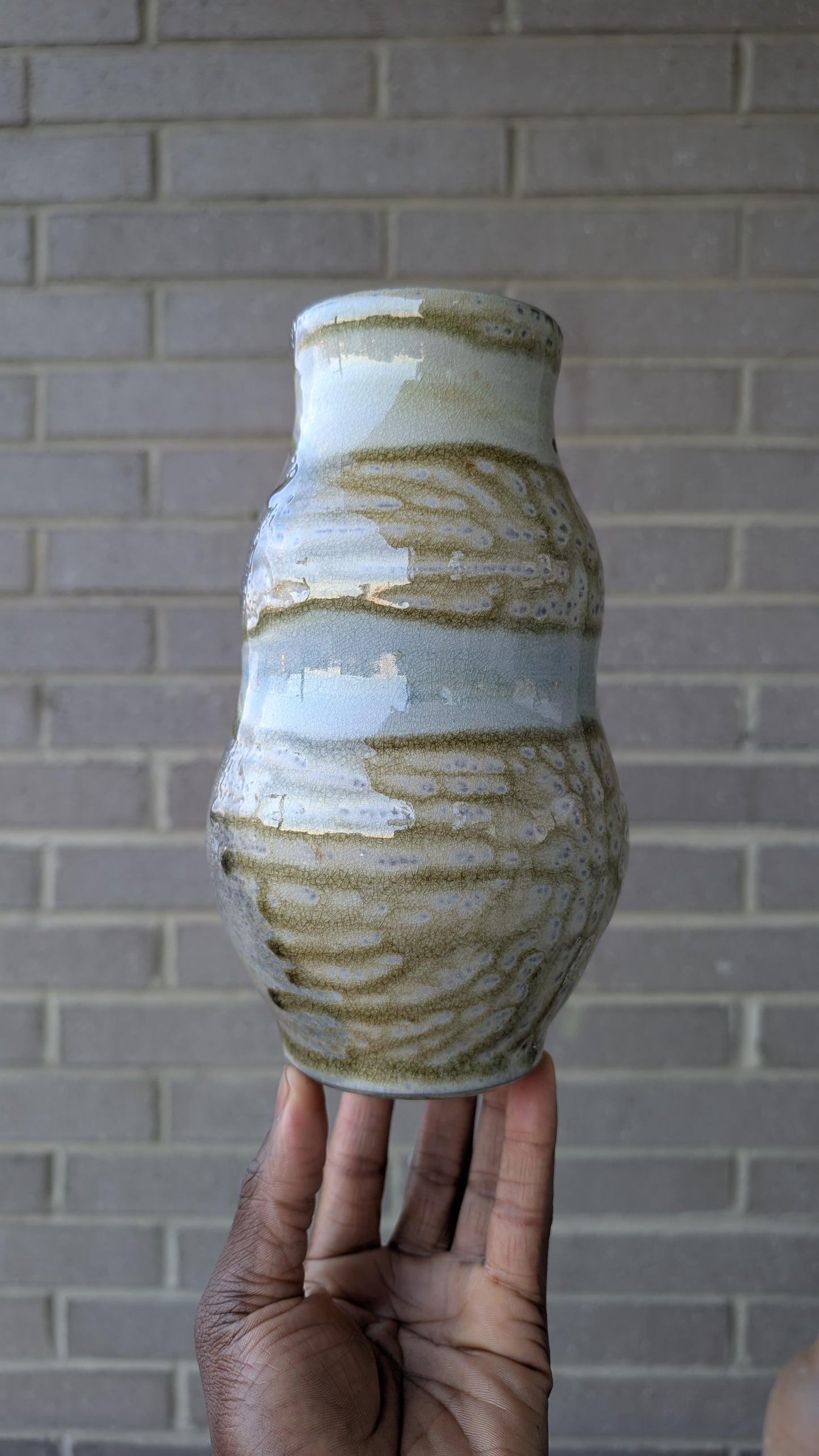 Wood Fired Tall Vase