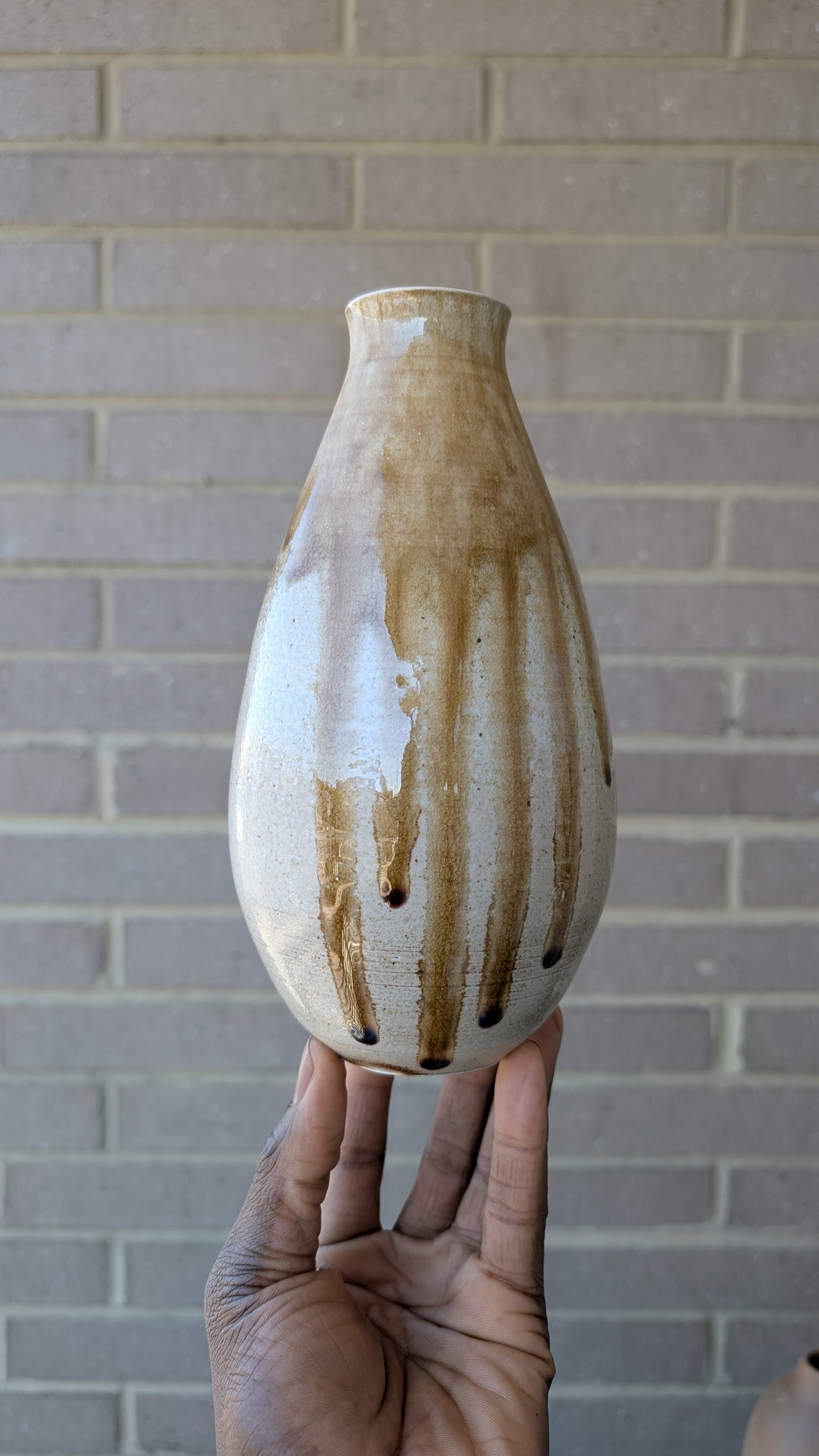 Wood Fired Bottle Vase