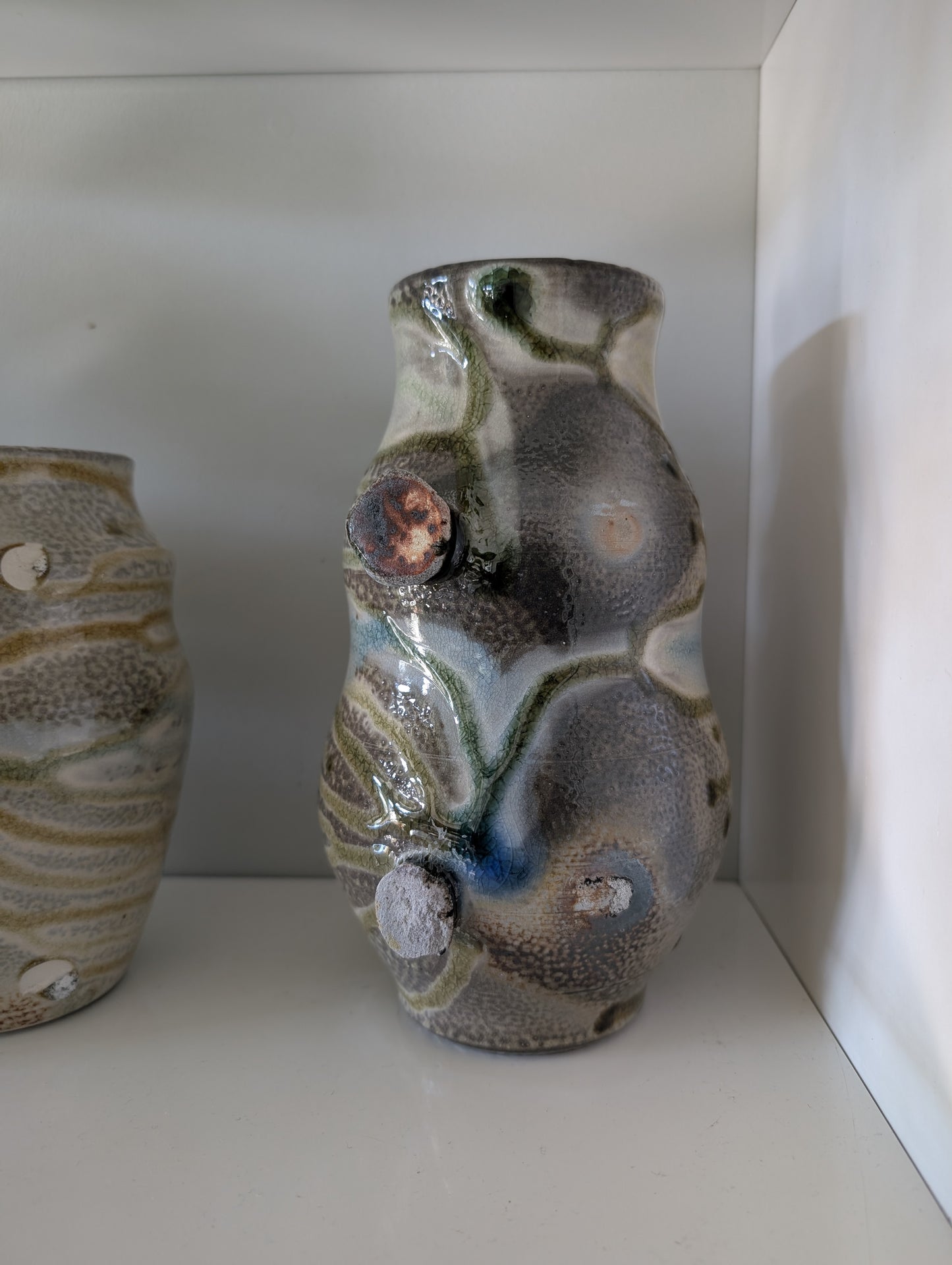 Wood Fired Tall Vase