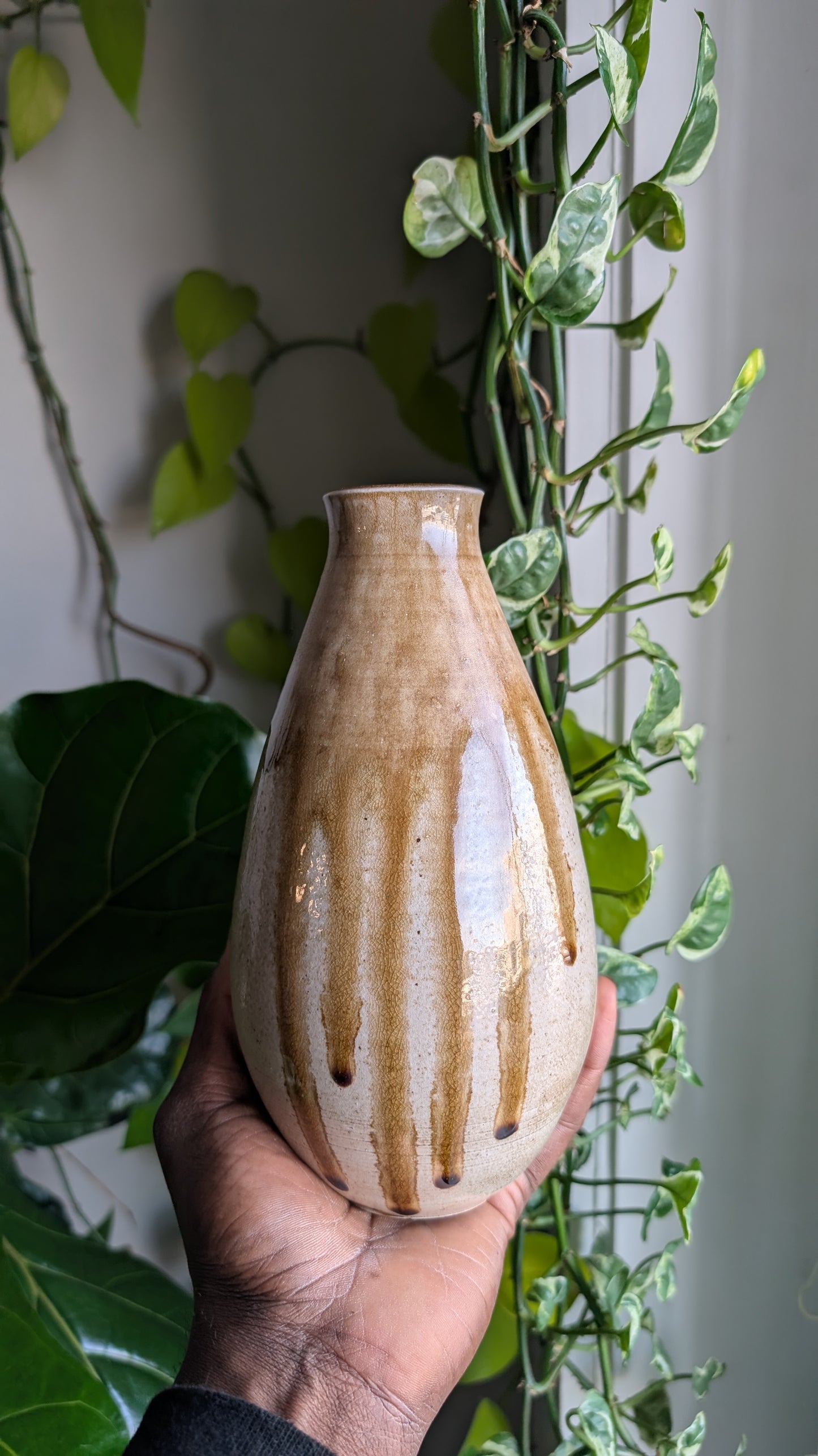 Wood Fired Bottle Vase