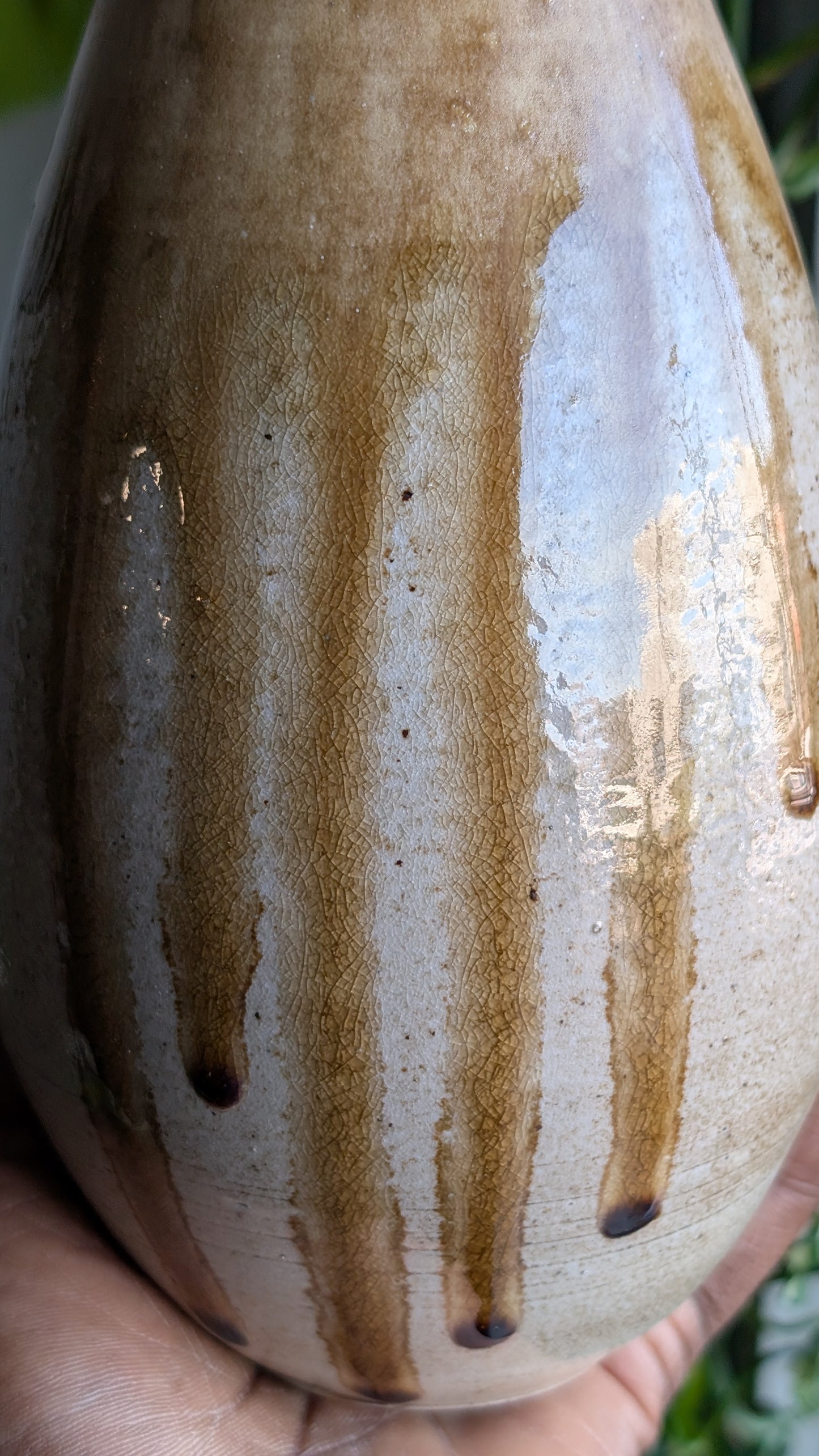 Wood Fired Bottle Vase