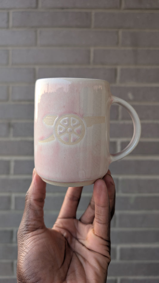 Arsenal Matchday Mug - Pink Cannon