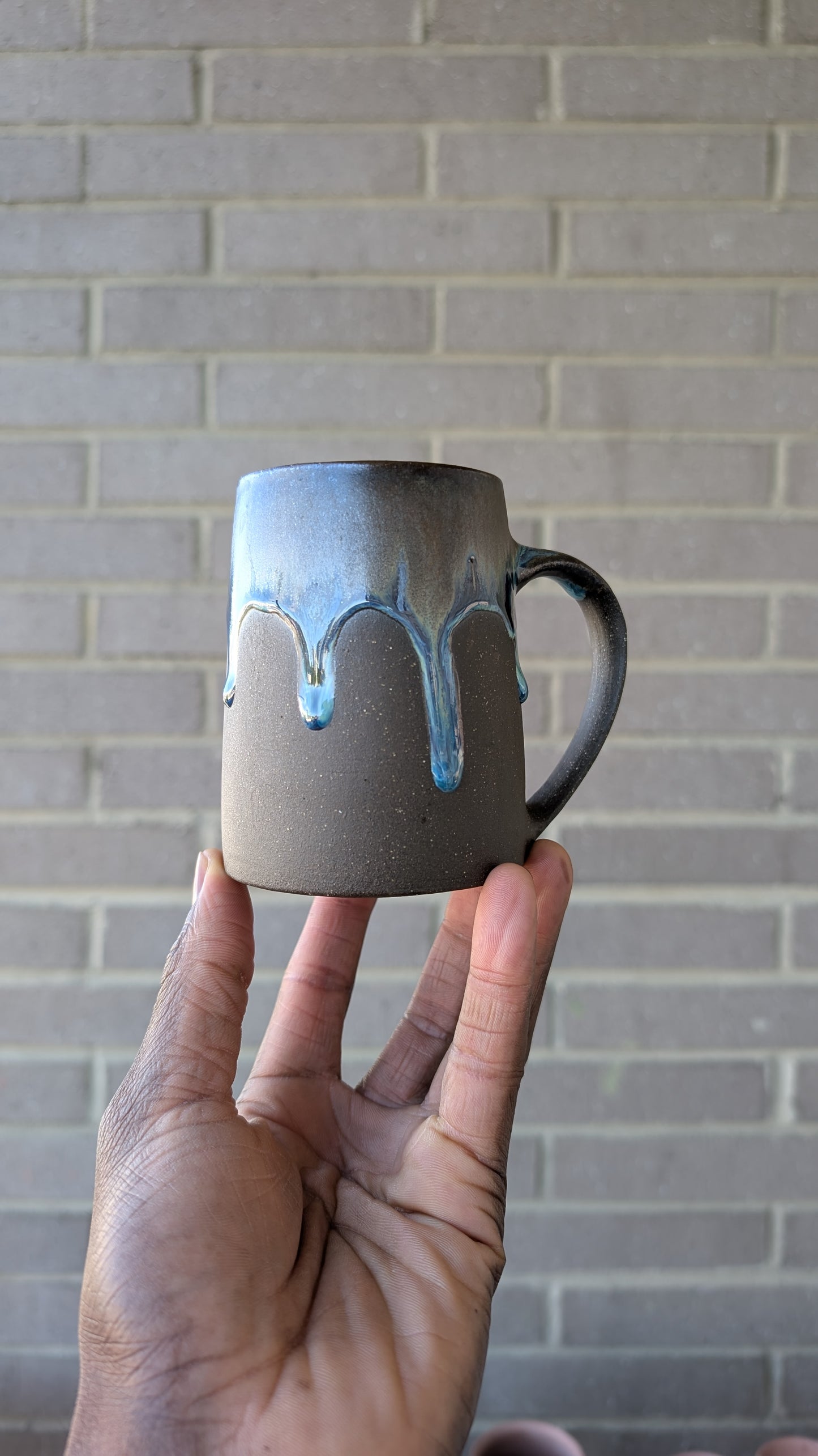Blue Drip Mug