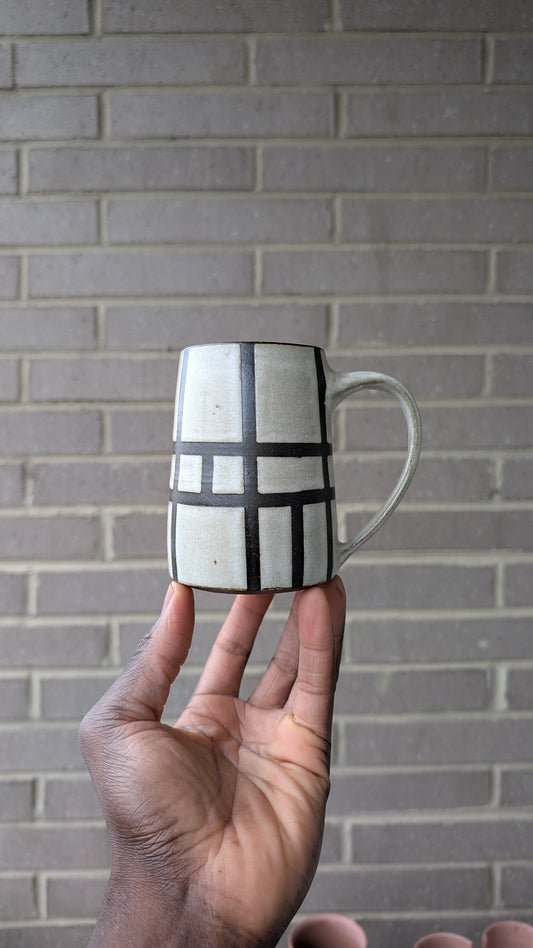 White Pattern Mug