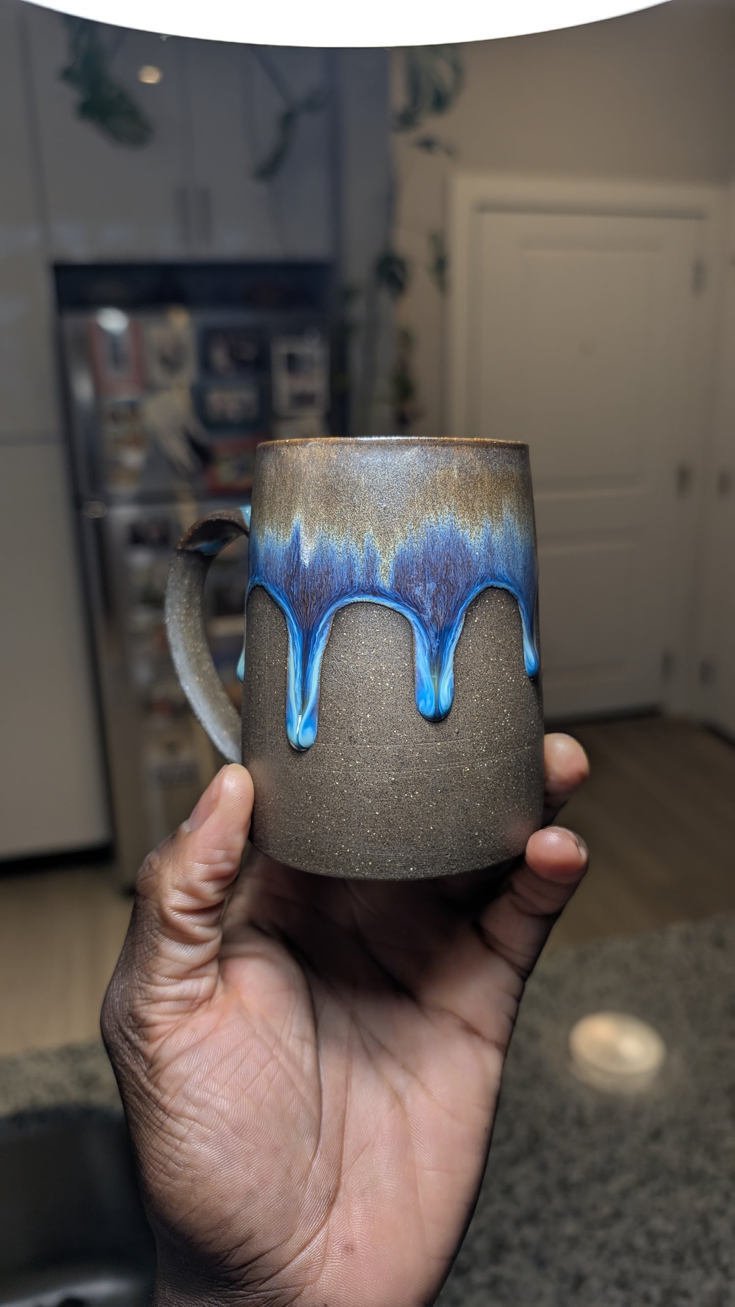 Blue Drip Mug