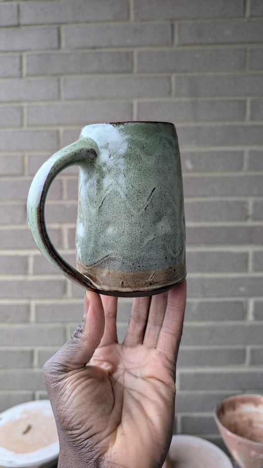 Large Seafoam & Sand Mug
