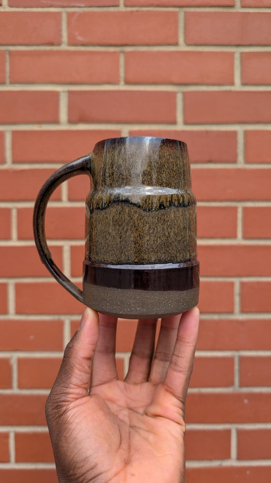 Large Bronze Drip Mug