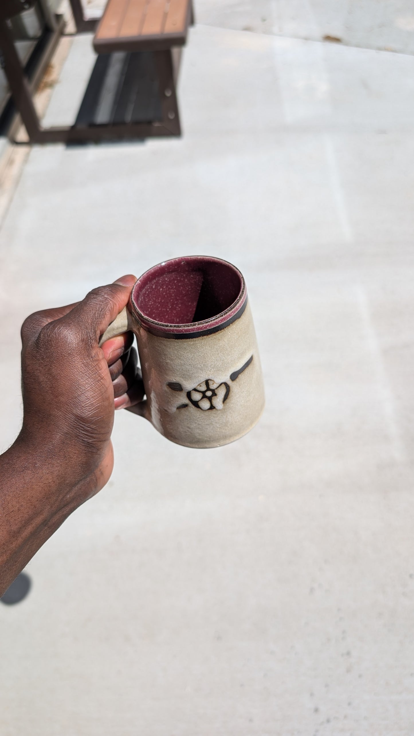 Medium White Ghost Cannon Mug