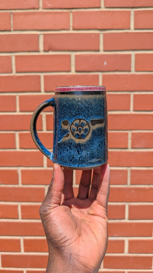 Medium Blue/Red - Cannon - Arsenal Matchday Mug