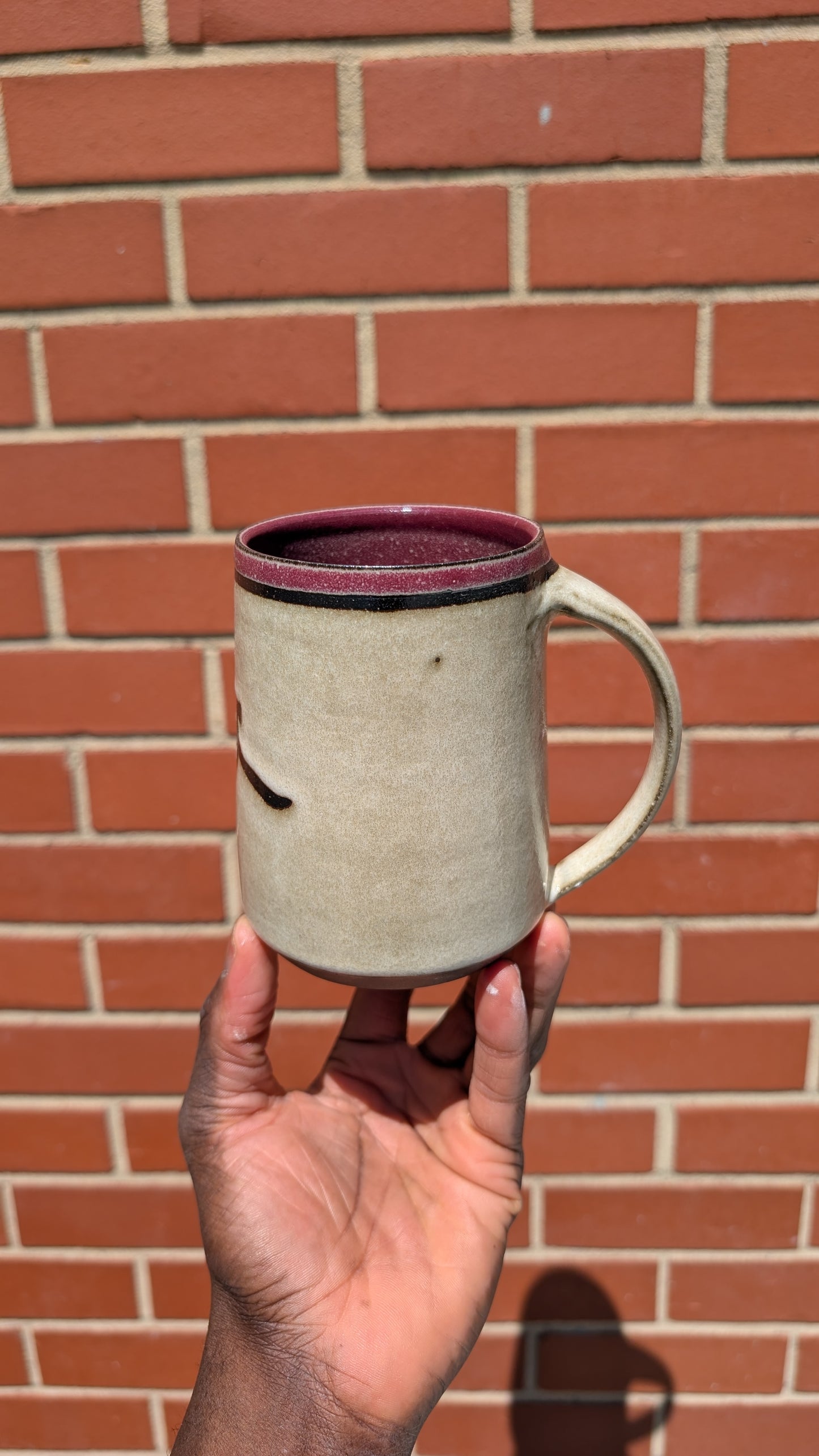 Large White Westward Cannon Mug