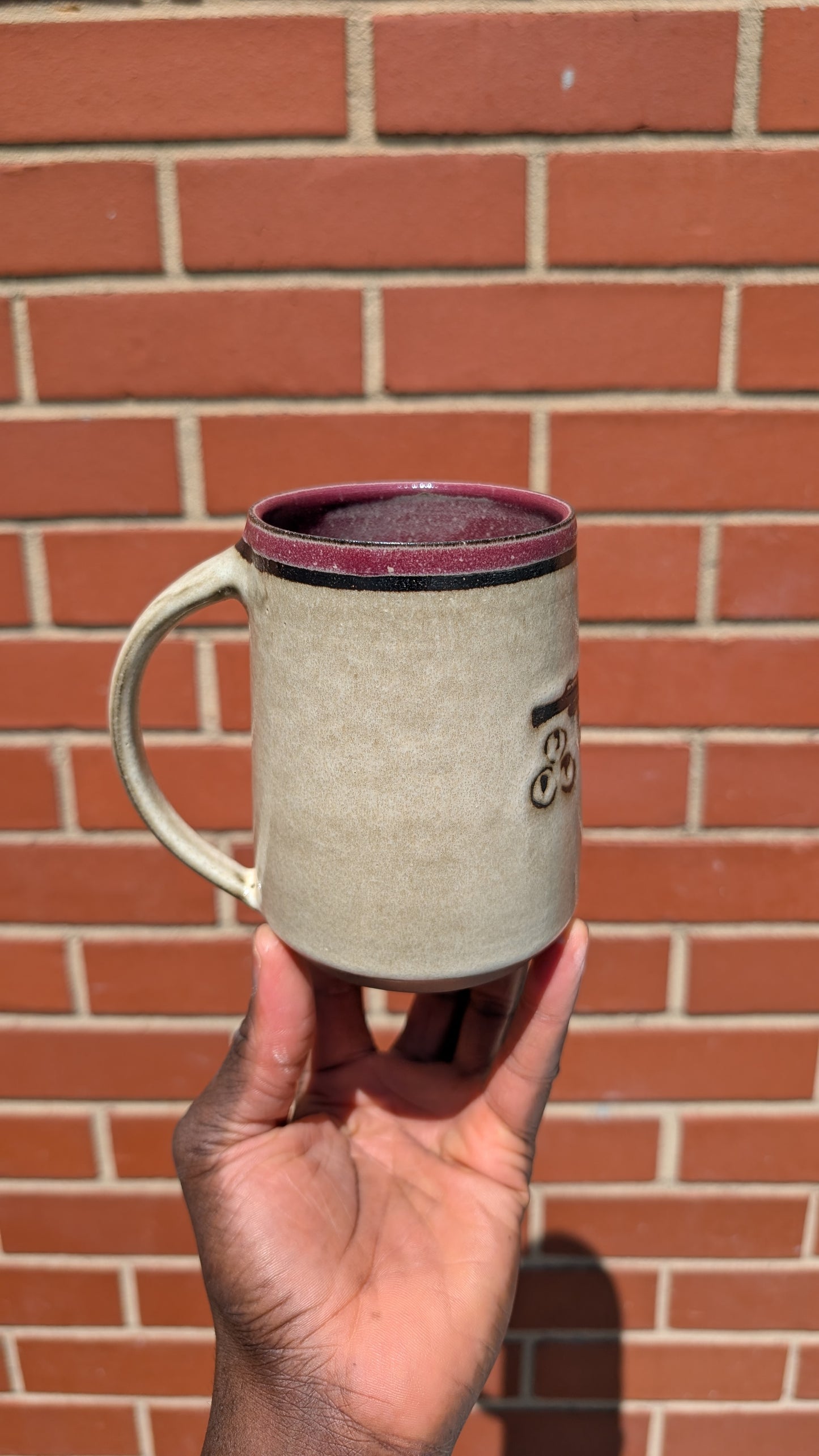 Large White Westward Cannon Mug