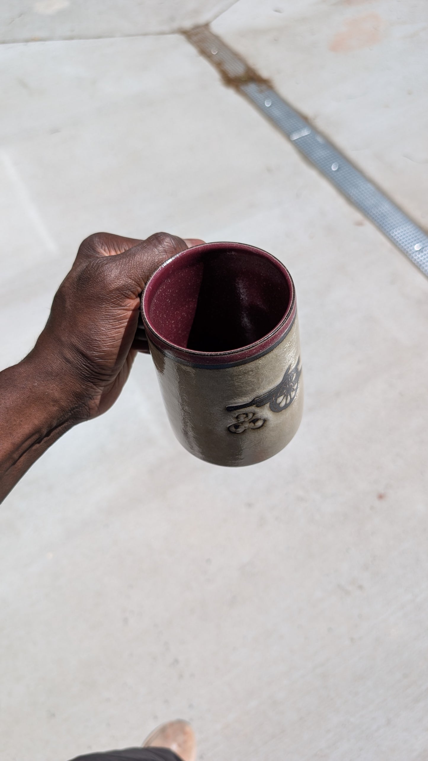 Large White Westward Cannon Mug