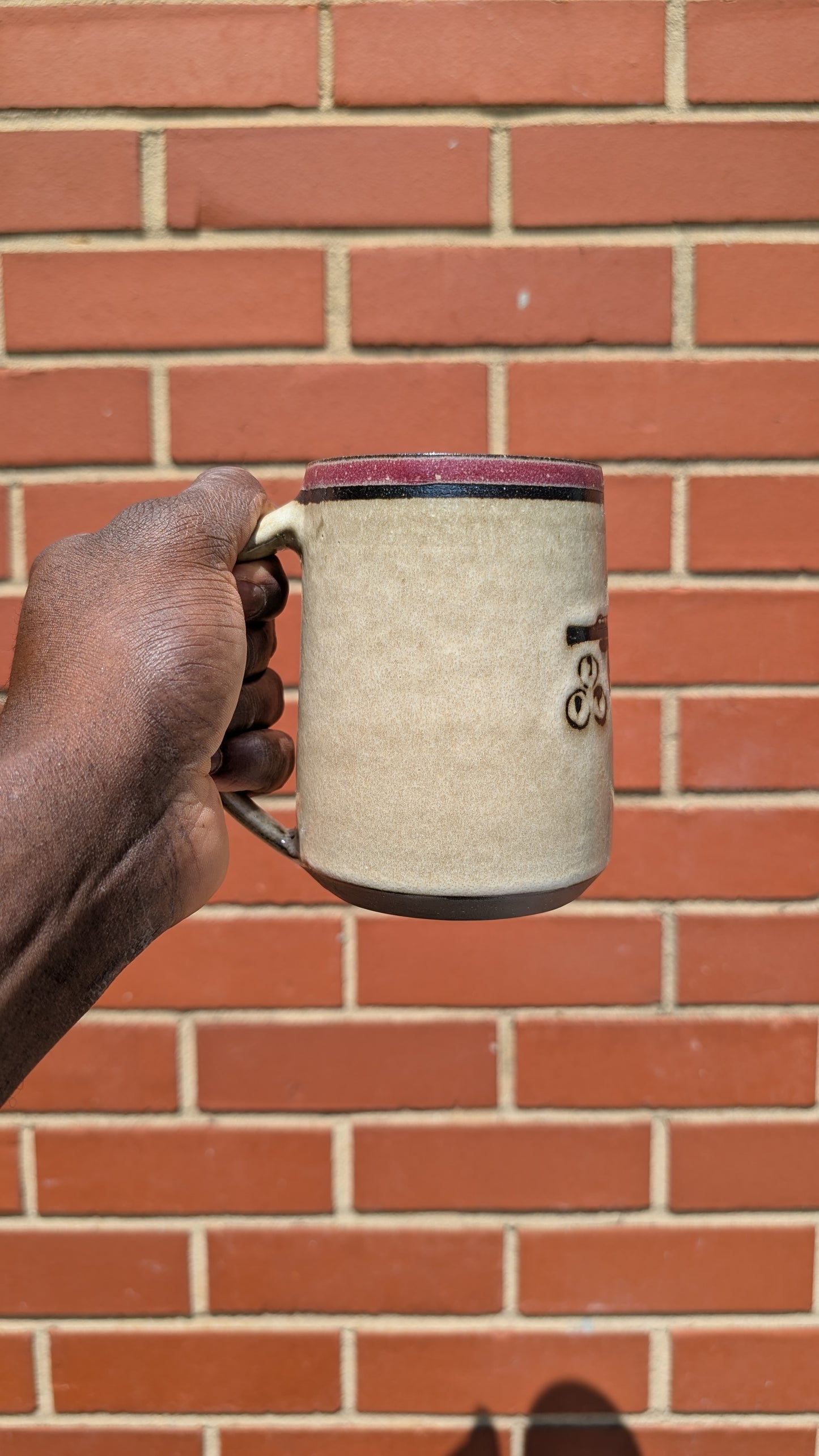 Large White Westward Cannon Mug