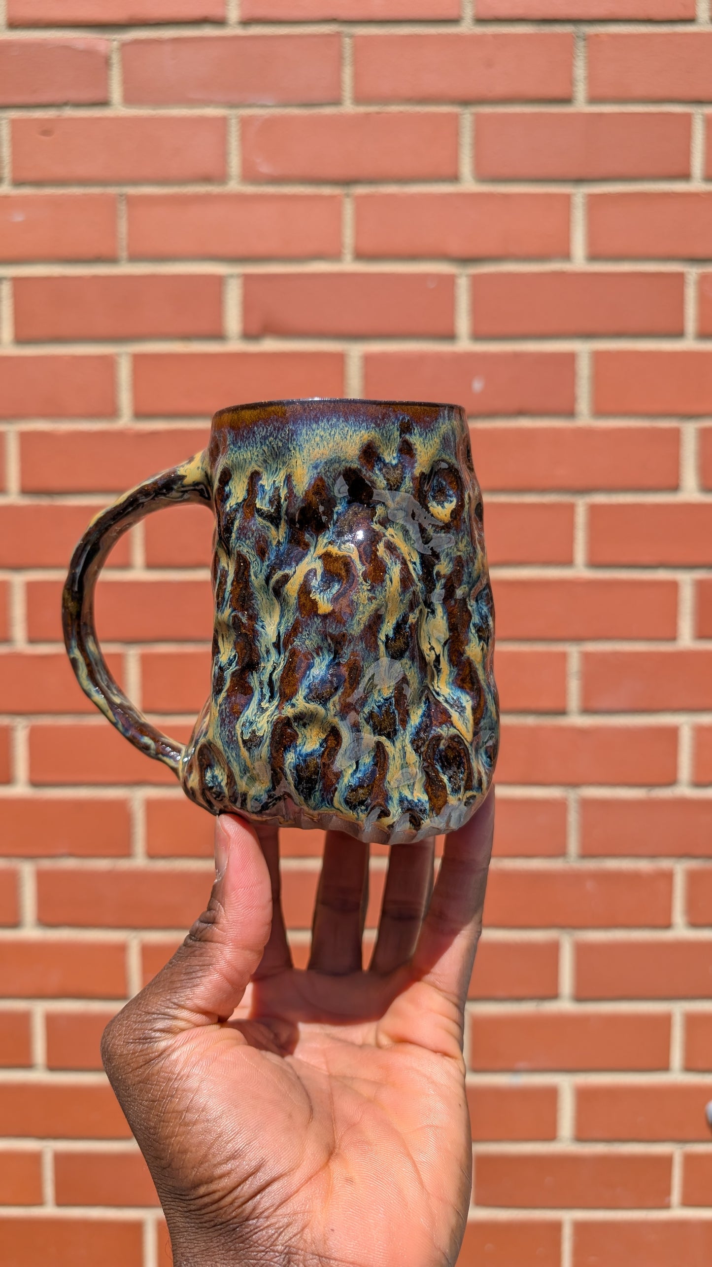 Large Funky Disco Cheetah Mug