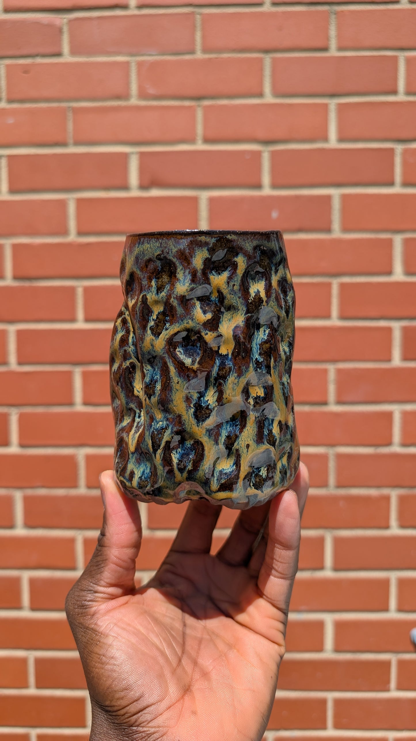 Large Funky Disco Cheetah Mug