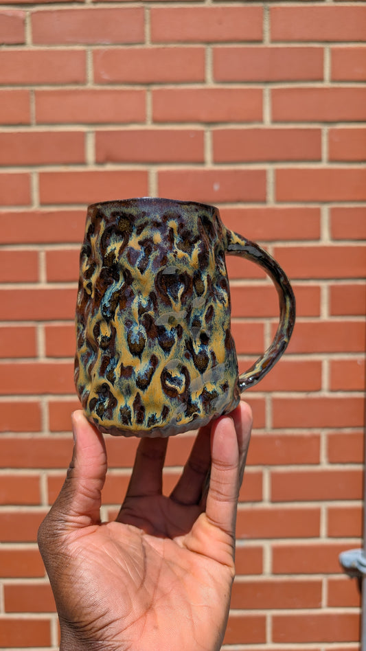 Large Funky Disco Cheetah Mug