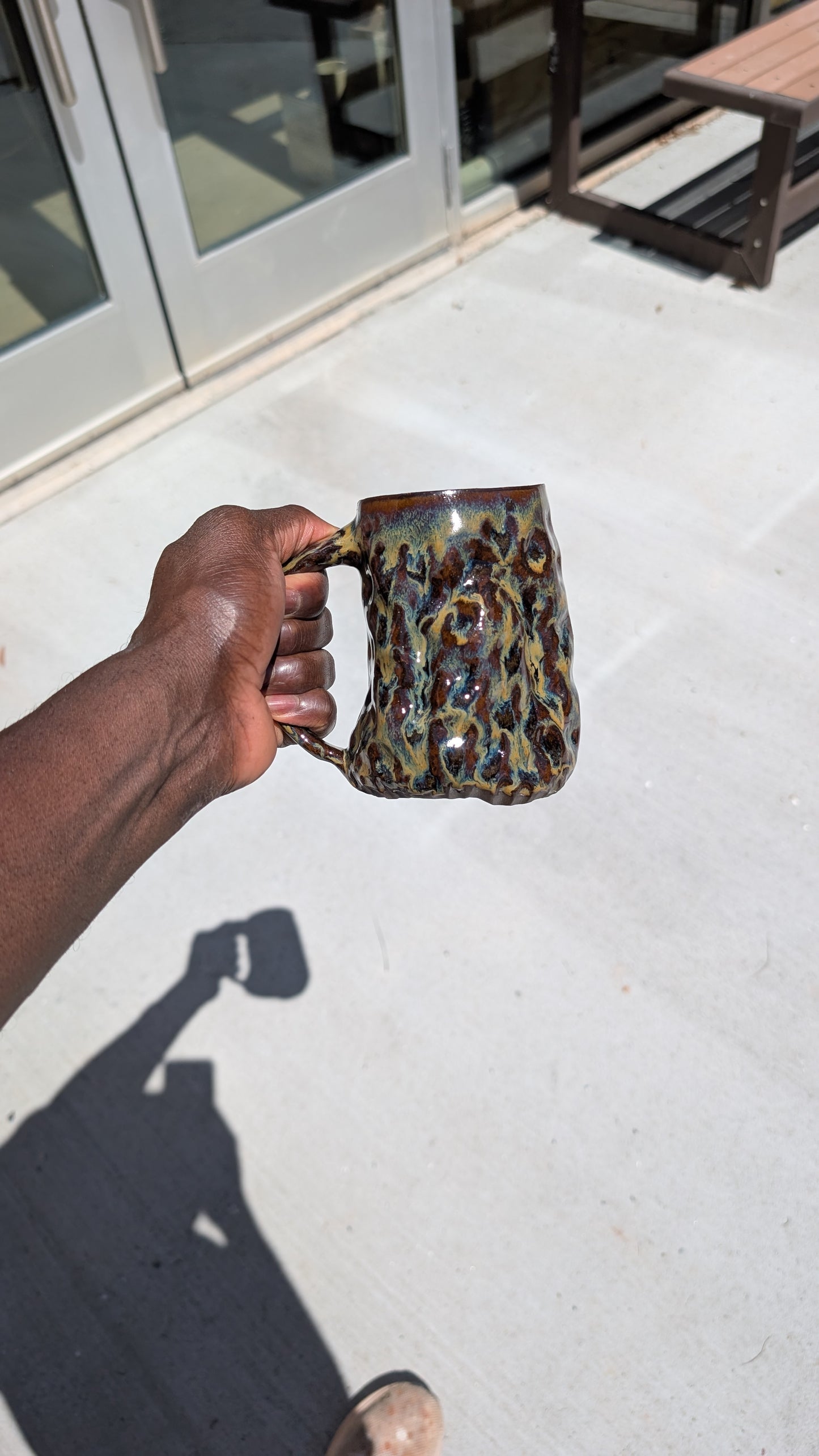 Large Funky Disco Cheetah Mug