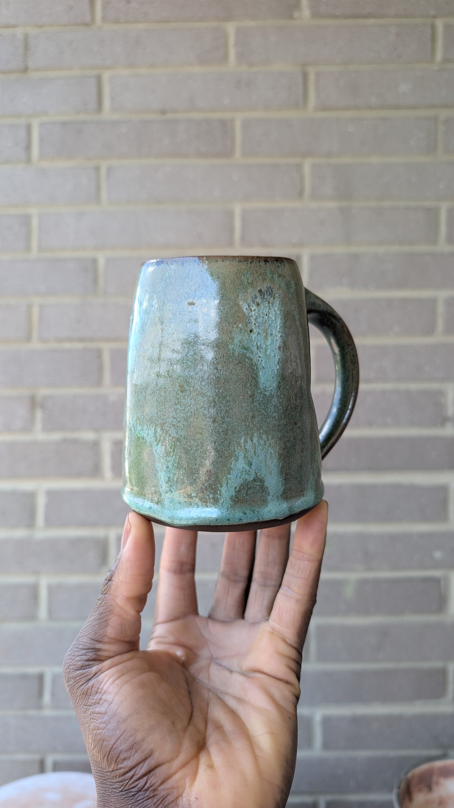 Large Avocado Handle Slash Mug