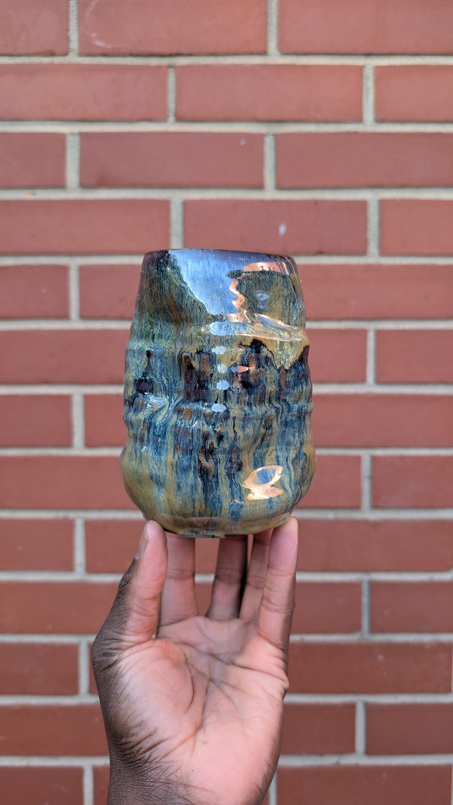 Medium Funky Cylinder Vase