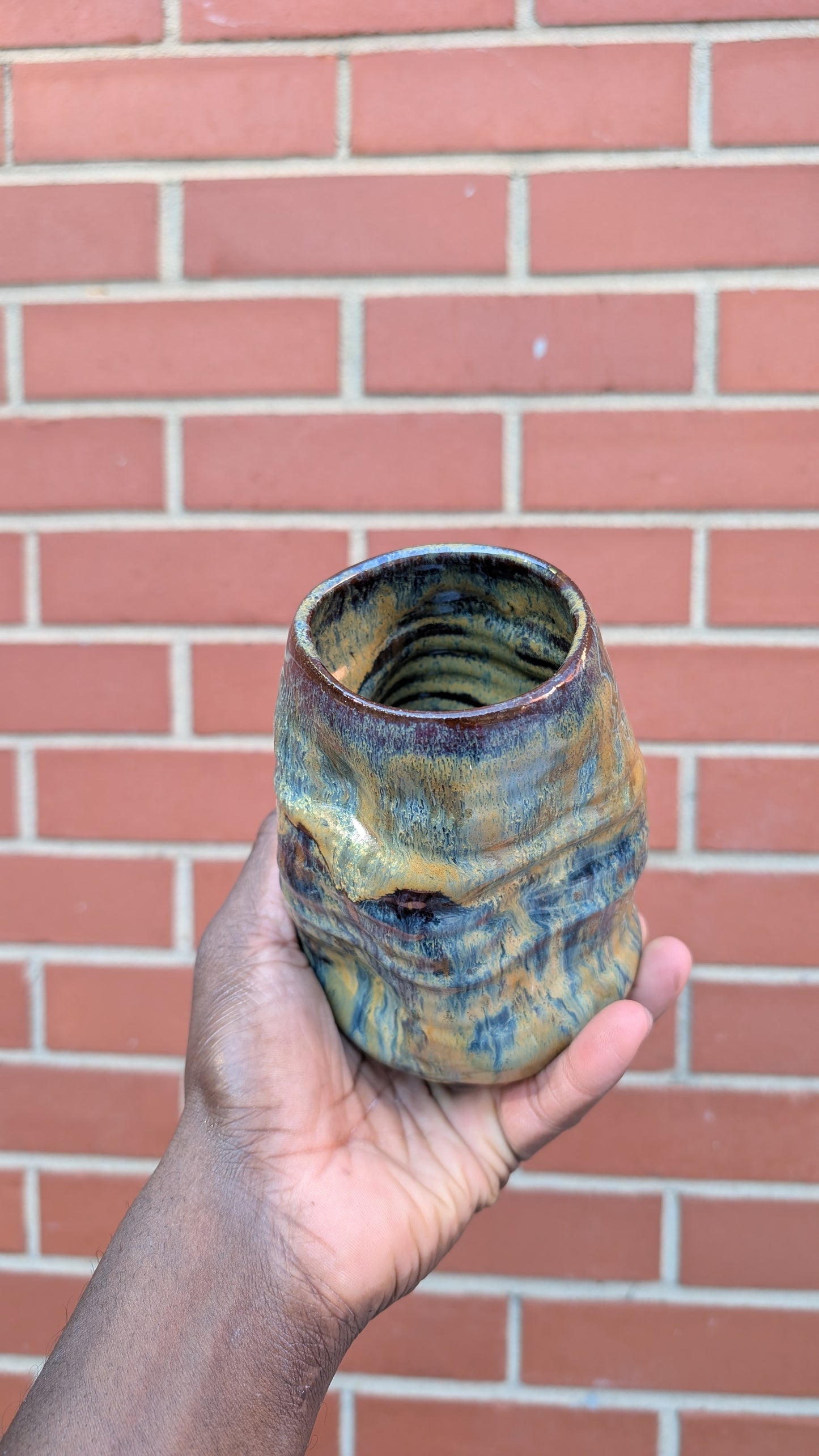 Medium Funky Cylinder Vase