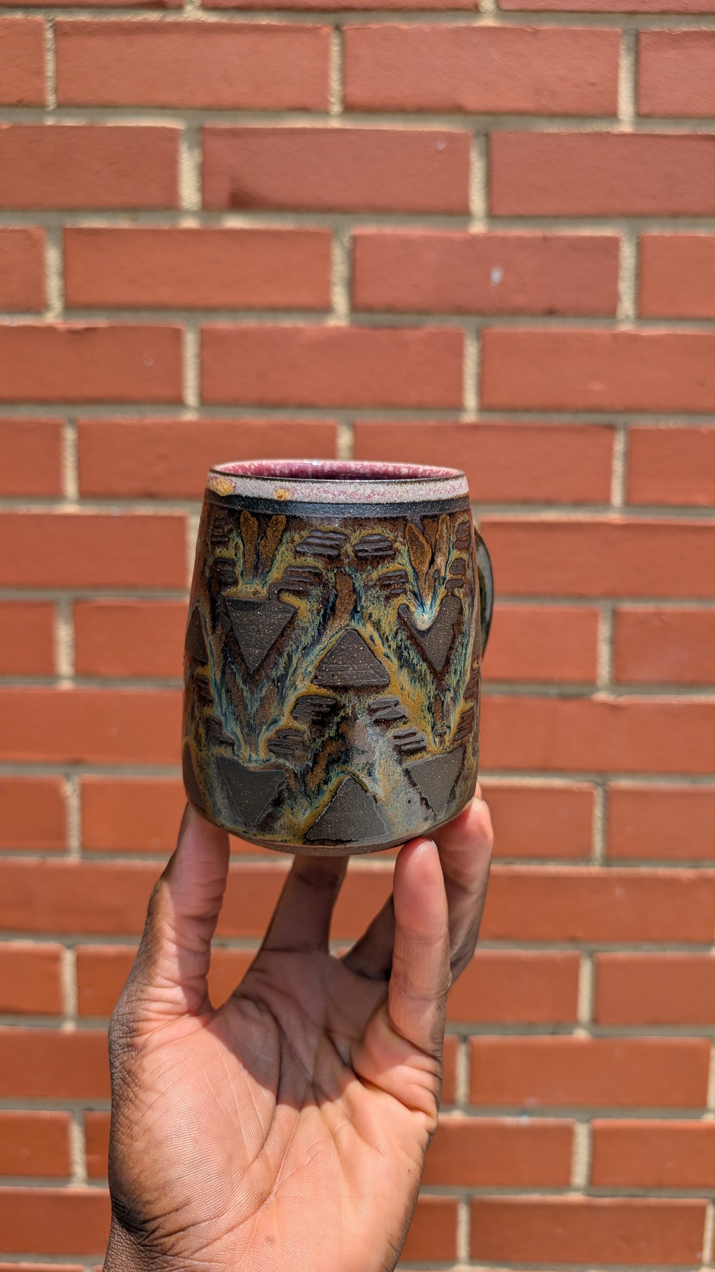 Medium Yellow/Red Bruised Banana (v2) Mug