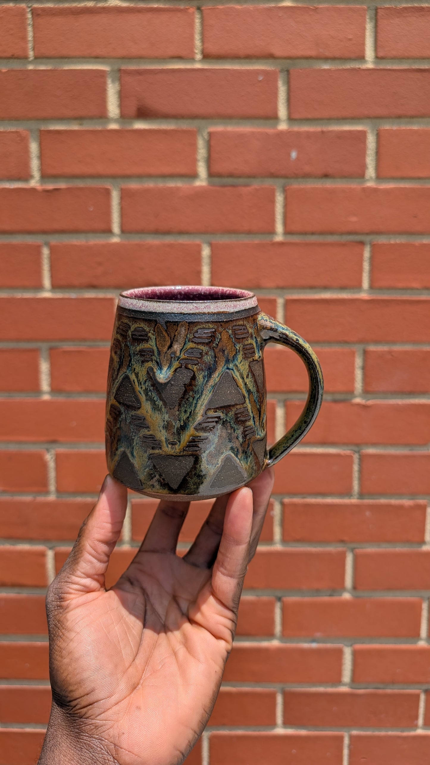 Medium Yellow/Red Bruised Banana (v2) Mug