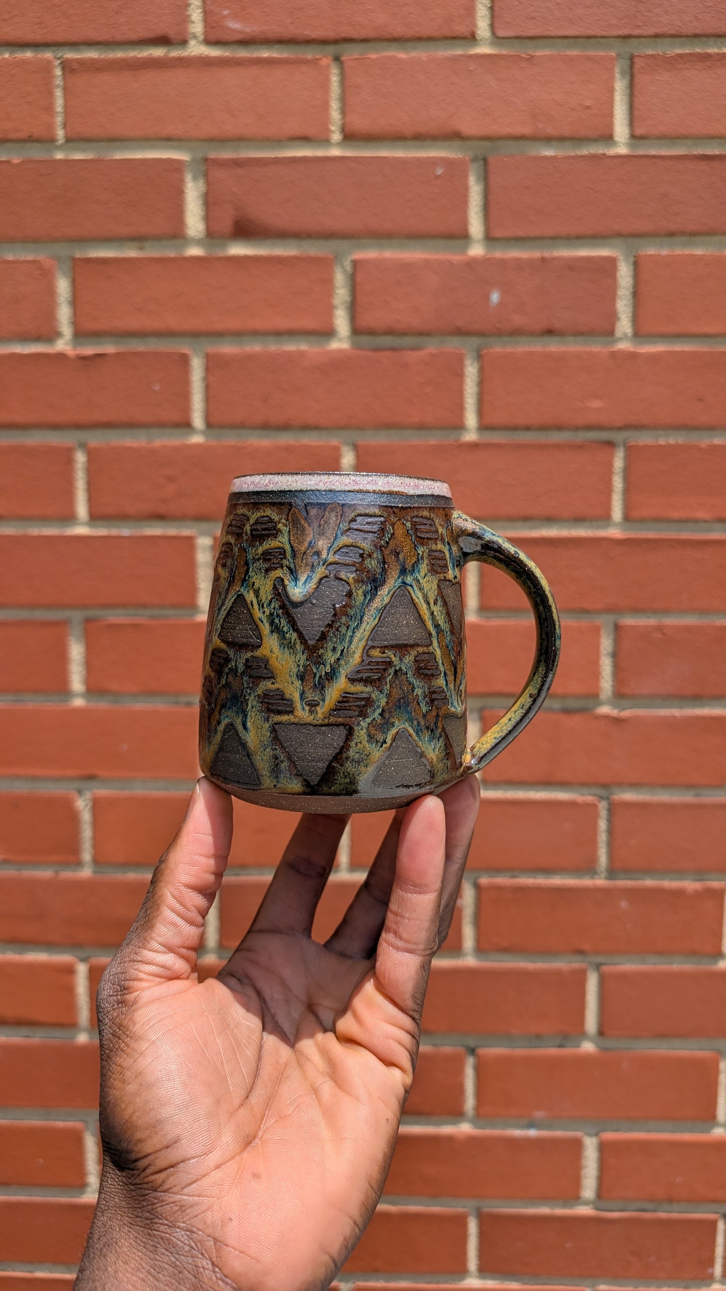 Medium Yellow/Red Bruised Banana (v2) Mug