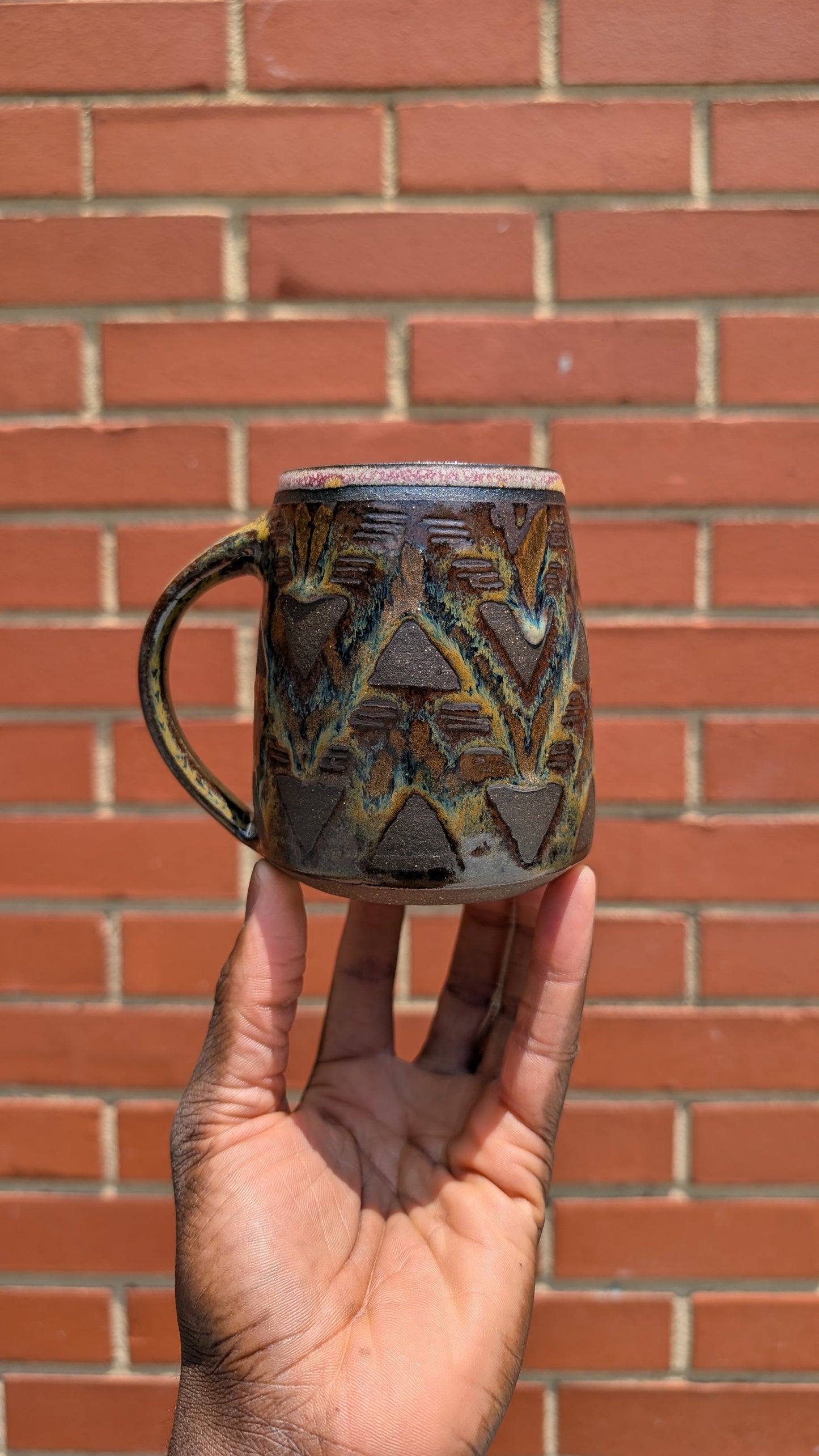 Medium Yellow/Red Bruised Banana (v2) Mug