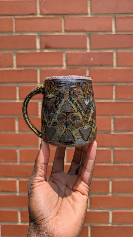 Medium Yellow/Red Bruised Banana (v2) Mug
