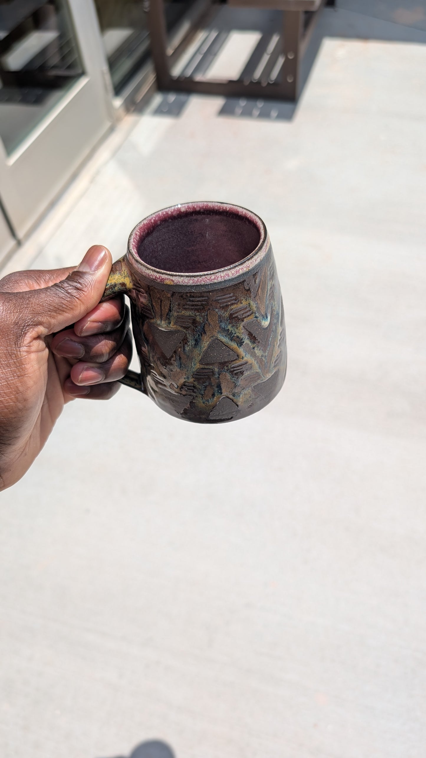 Medium Yellow/Red Bruised Banana (v2) Mug