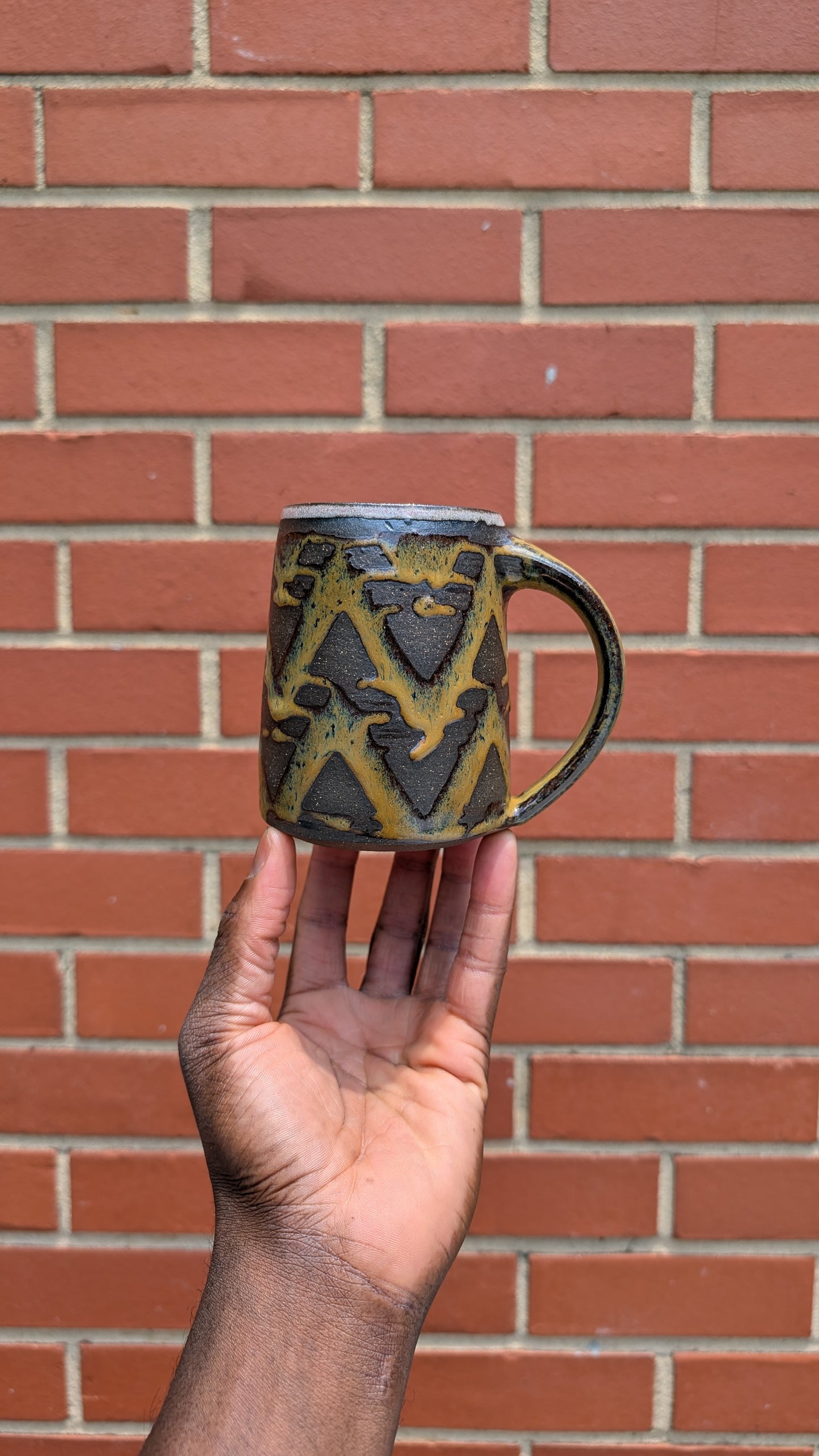Large Yellow/Red Bruised Banana (v2) Mug