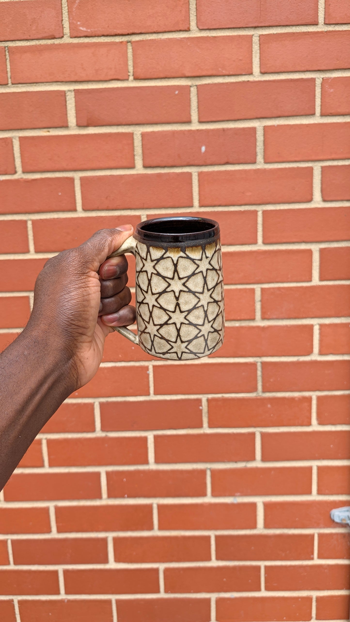 Medium 6 pointed star mug