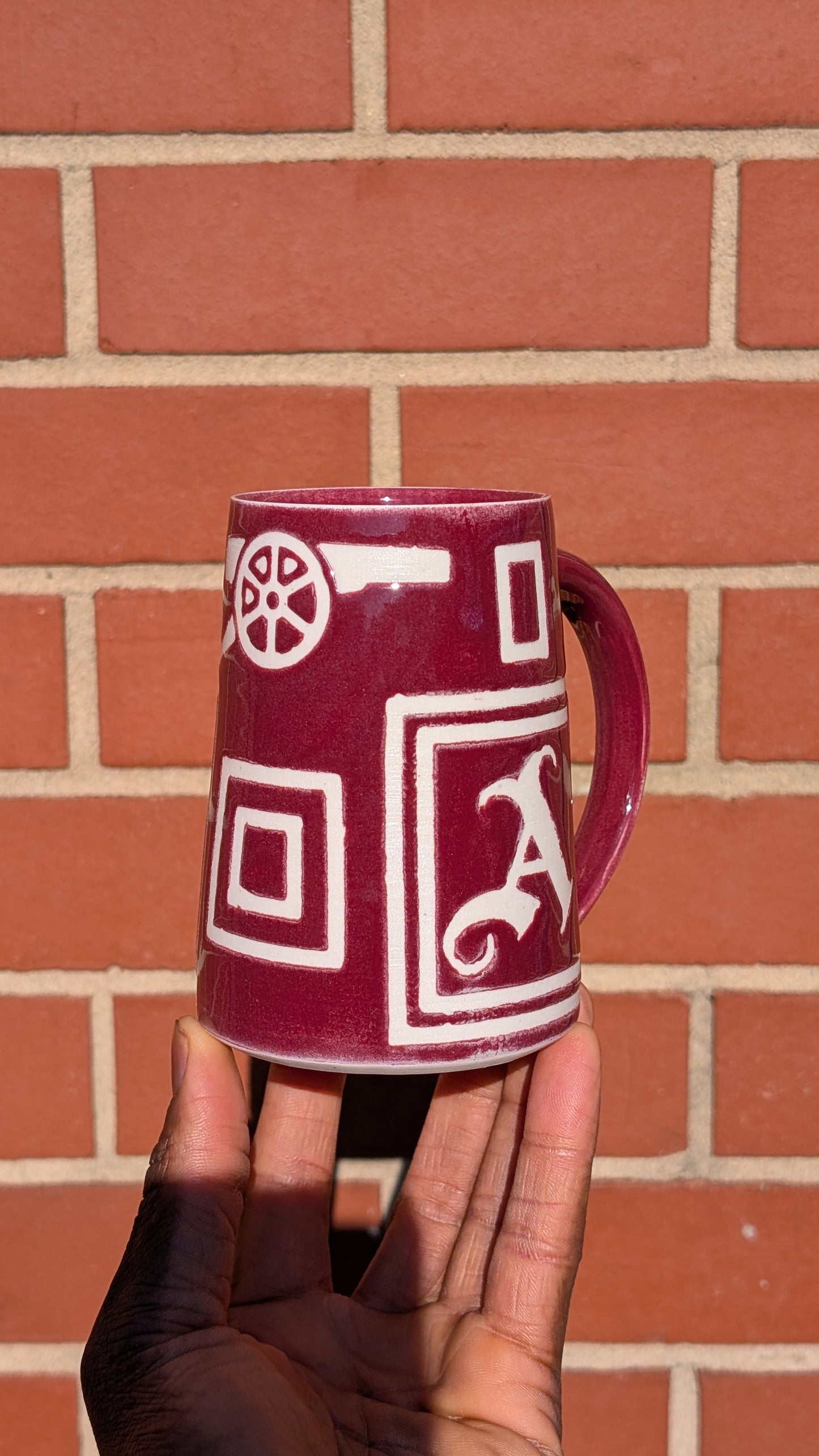 Medium Arsenal Matchday Mug - Highbury Cannon Porcelain